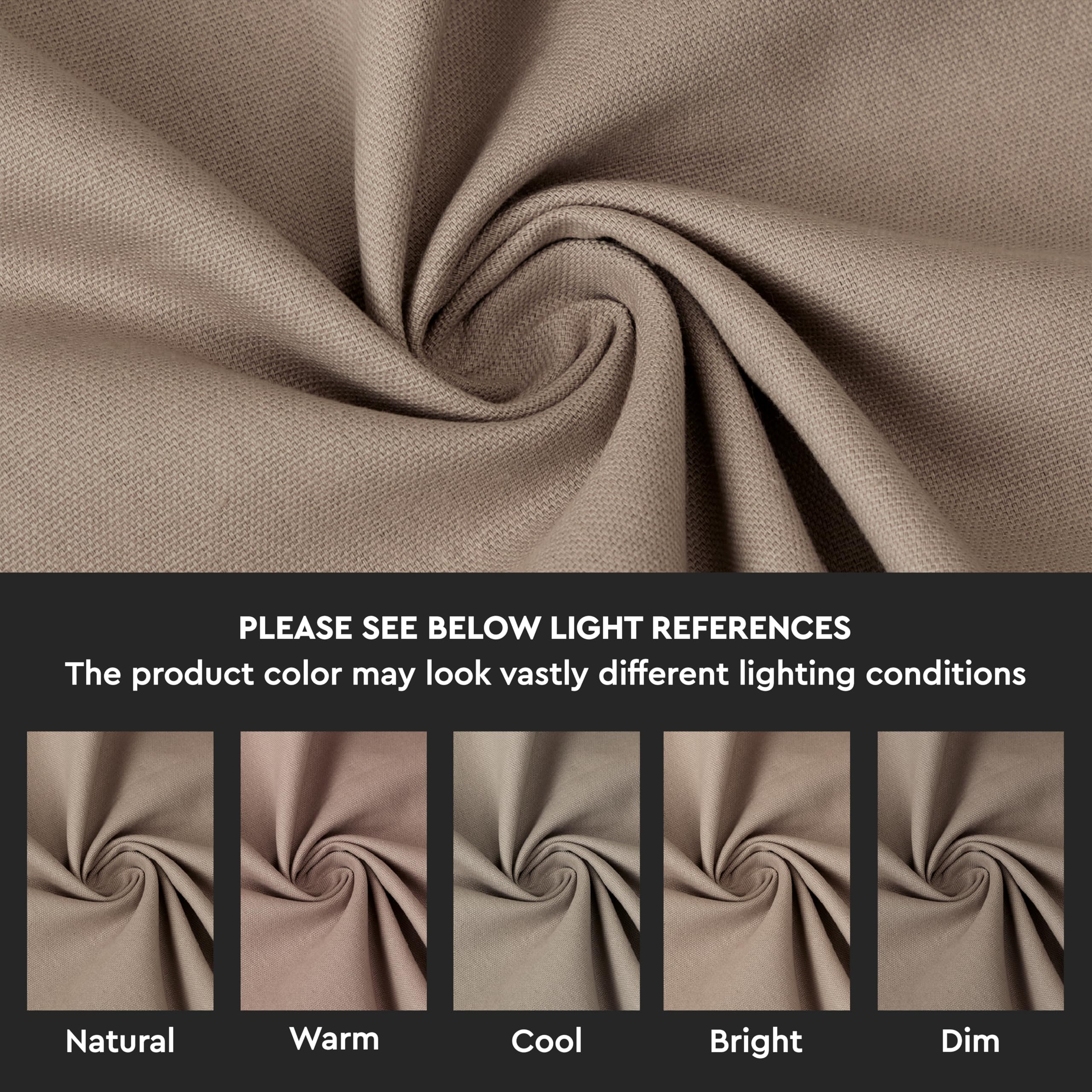 Encasa Homes Table Runner for 6 Seater Dining - Beige - Large 13''x72''  100% Cotton Plain Dyed Solid Colours Decorative Cloth for Party  Banquet  Restaurant & Outdoors - Machine Washable