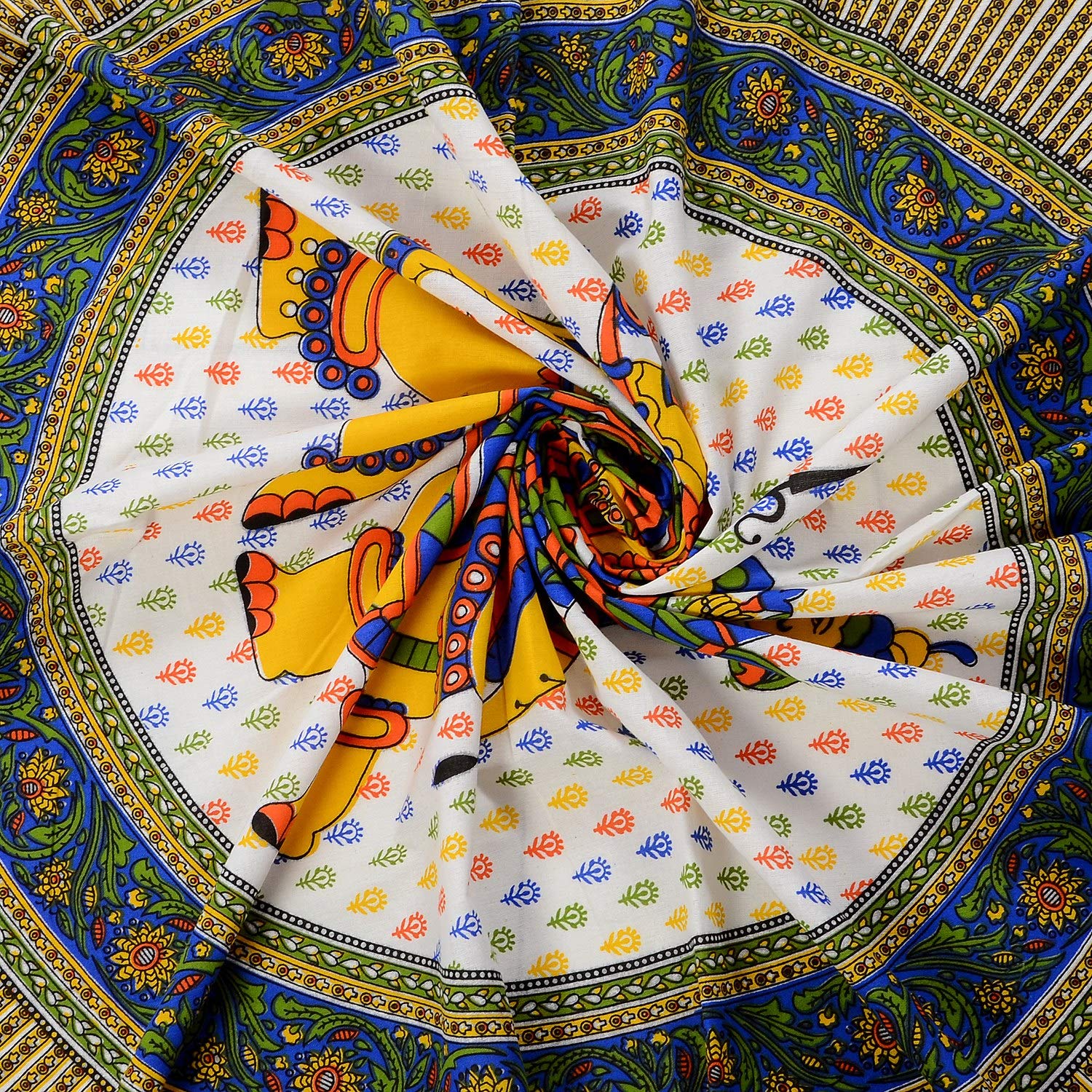 Ubania Collection Cotton 144 Tc Bedsheet (King_Orange)