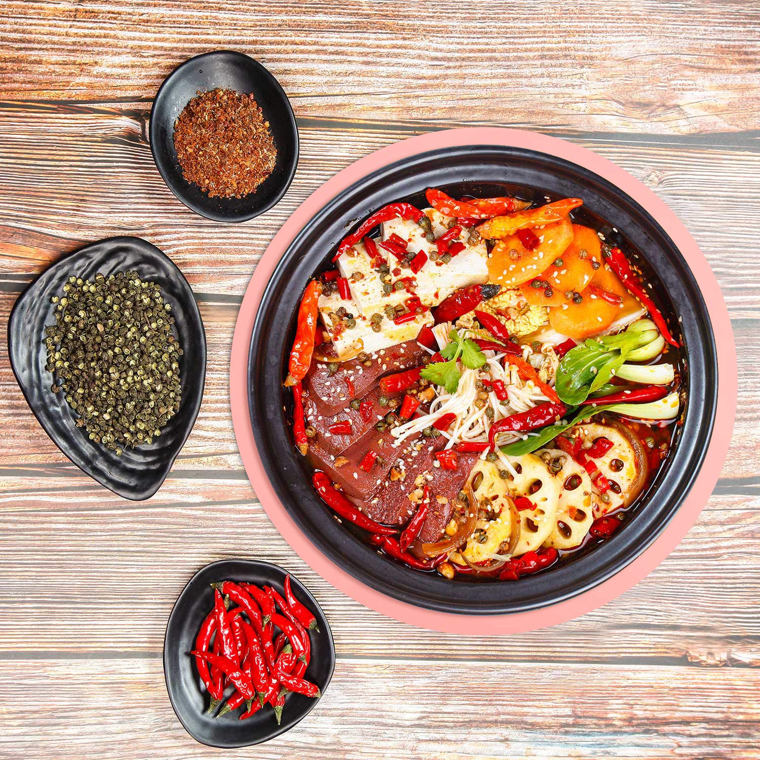 12'' Inch Silicone Microwave Multi-Mat, Non-Stick Heat Resistant Oven Mat Microwave Trivet Mat - 2 Pack (Pink)