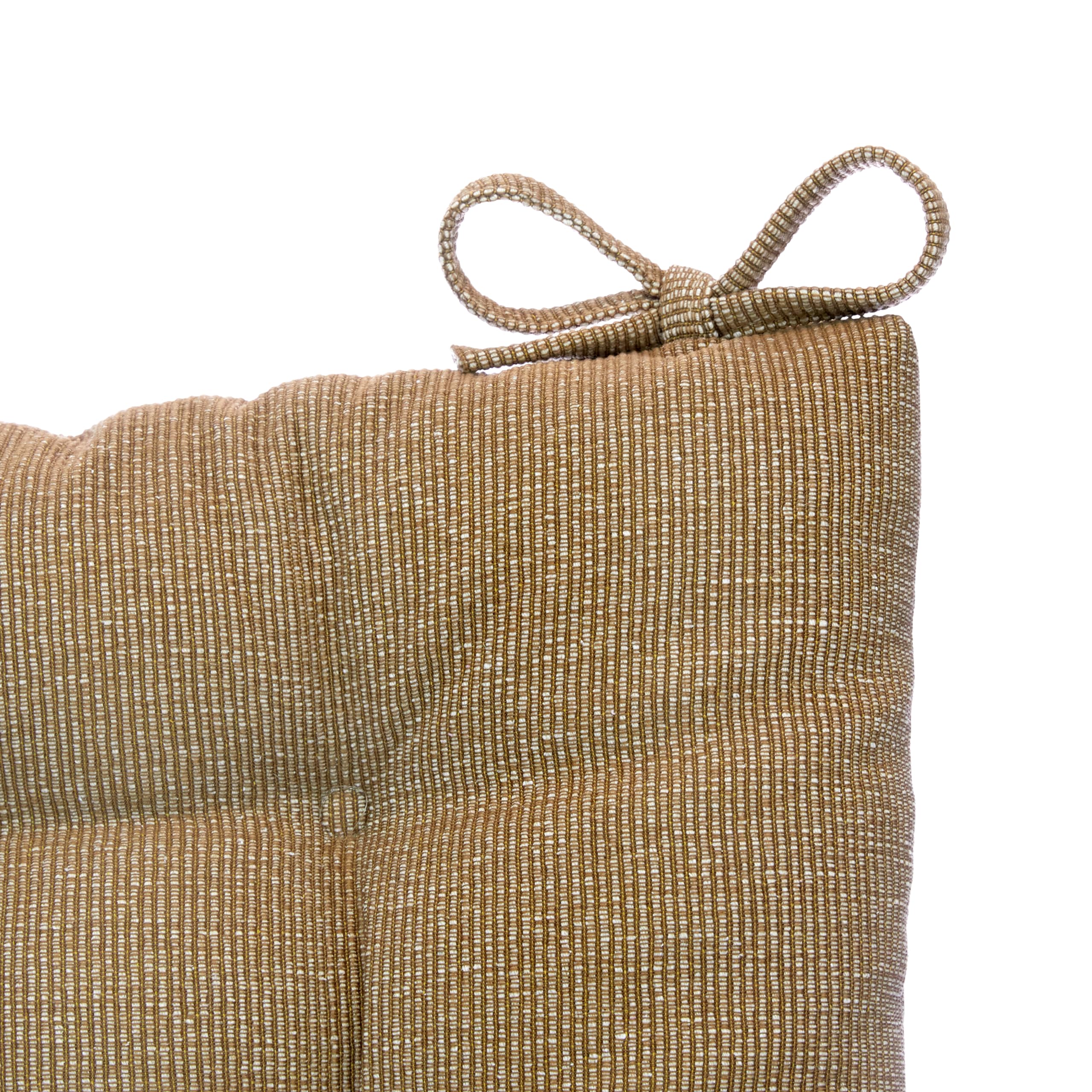 Klear Vu The Gripper Non-Slip Rocking Chair Cushion Thick, Includes Seat Pad & Back Pillow With Ties For Indoor Living Room Rock