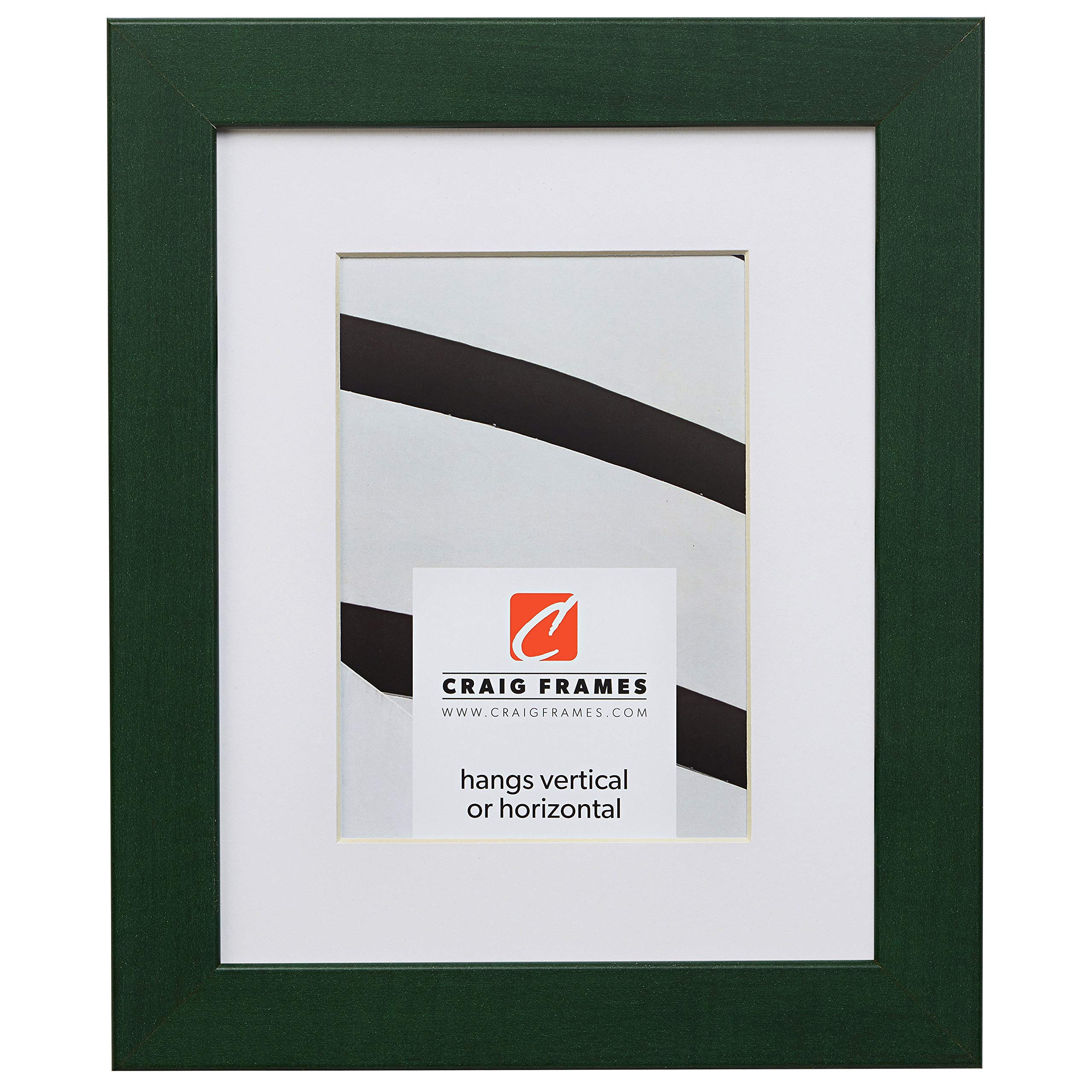 Craig Frames Colori, 24 x 24 Inch Green Picture Frame Matted to Display a 20 x 20 Inch Photo