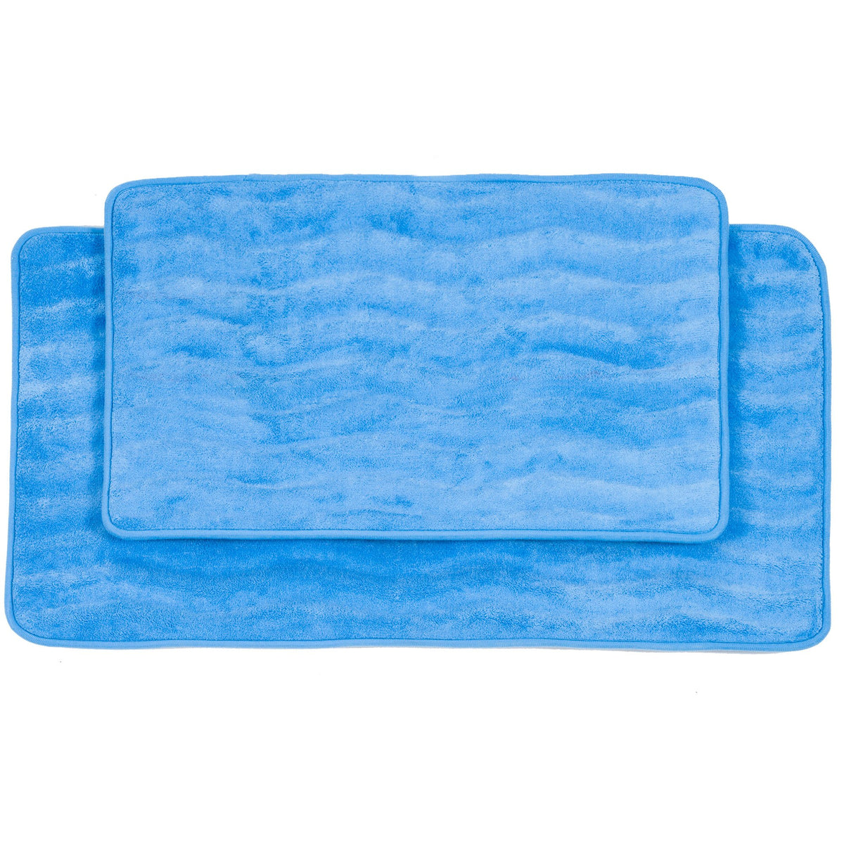 Bedford Home Taupe Bh 2 Piece Memory Foam Bath Mat Set, Taupe