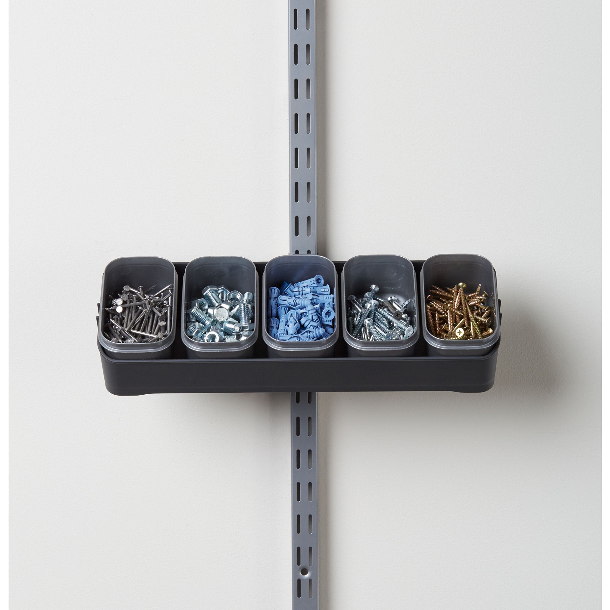 Rubbermaid Fasttrack Rail Bench Blox Kit, Garage Organization System For Tools, Cleaning Supplies, Space Saving