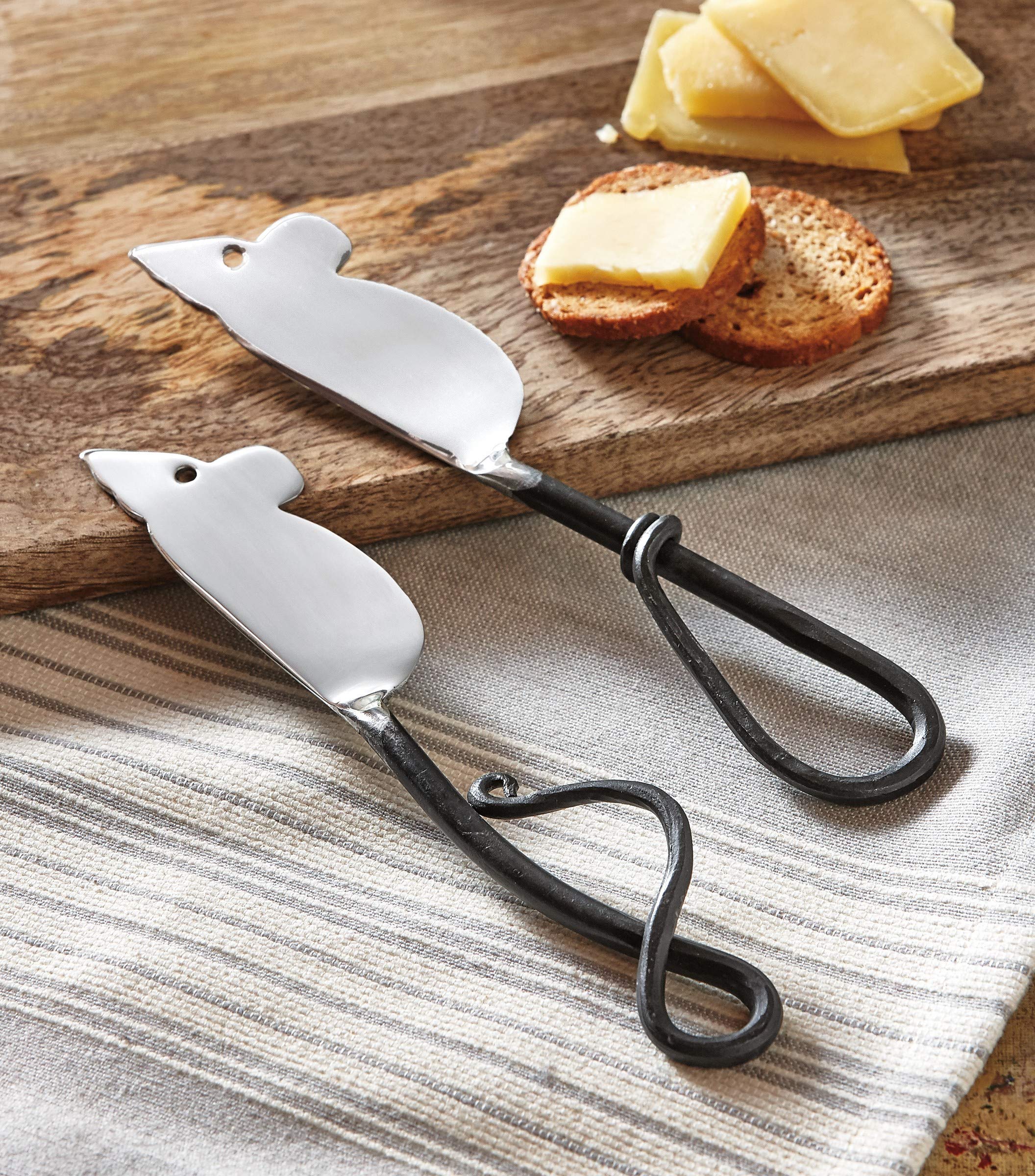 Tag Mouse Spreader Set/2 Silver