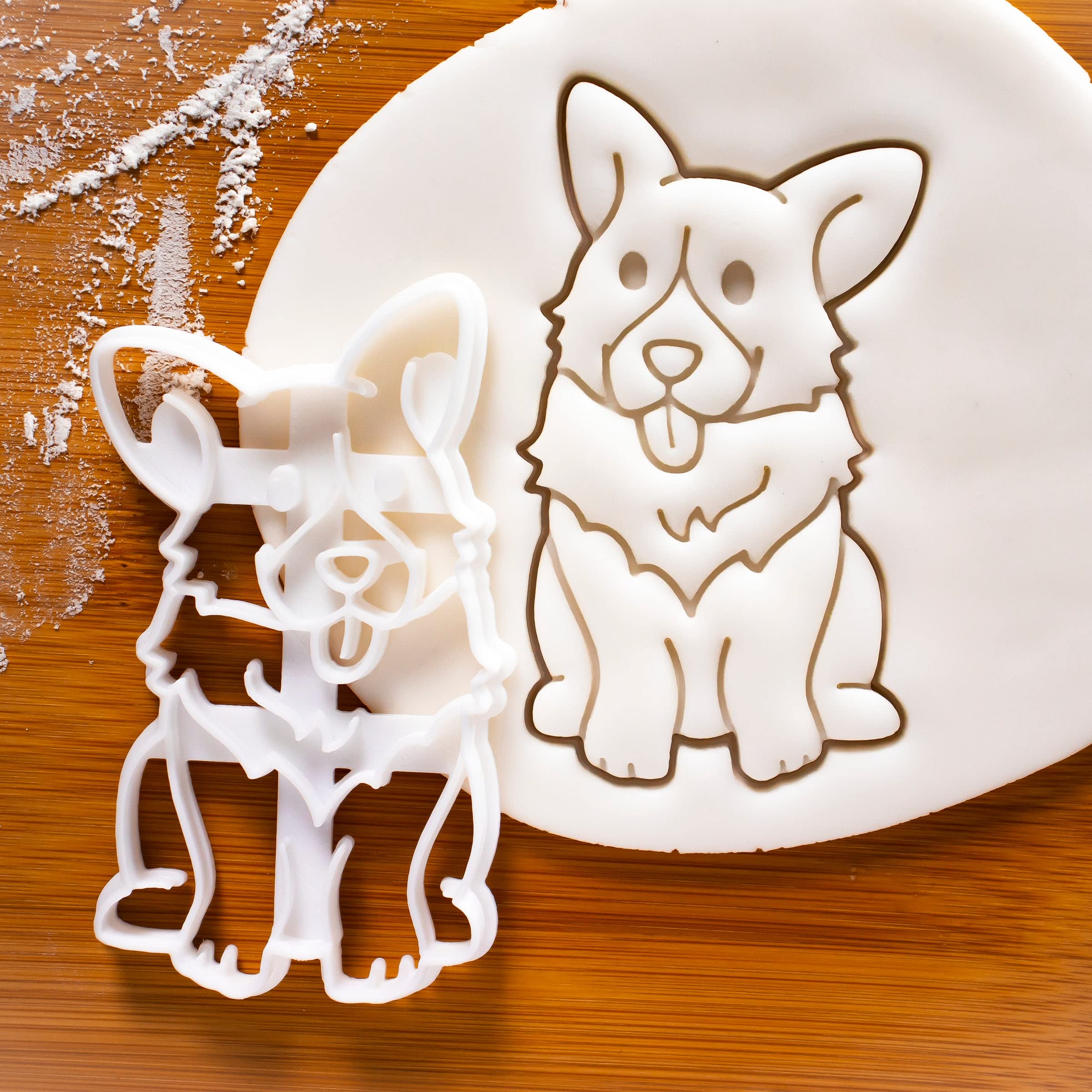 Happy Corgi Cookie Cutter, 1 Piece - Bakerlogy