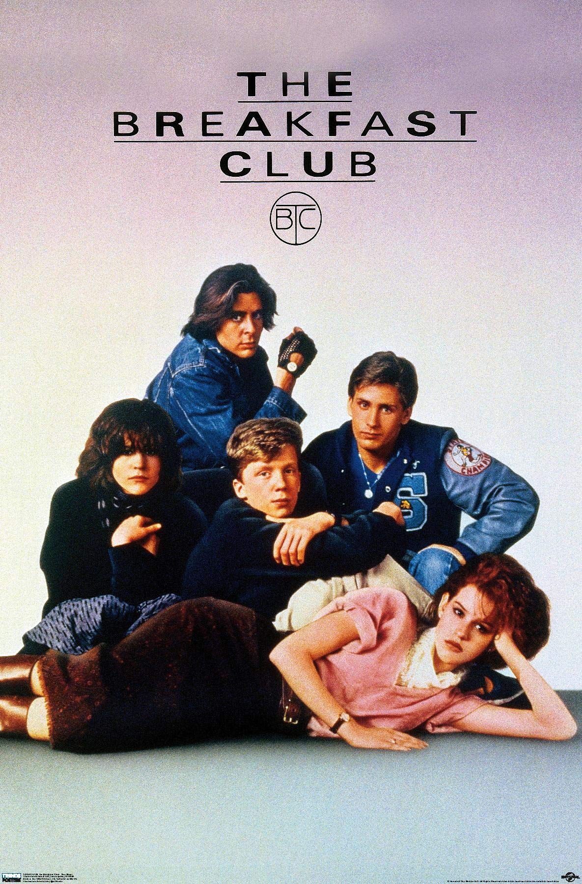 Trends International 24X36 The Breakfast Club - One Sheet Wall Poster, 24'' X 36'', Premium Unframed Version