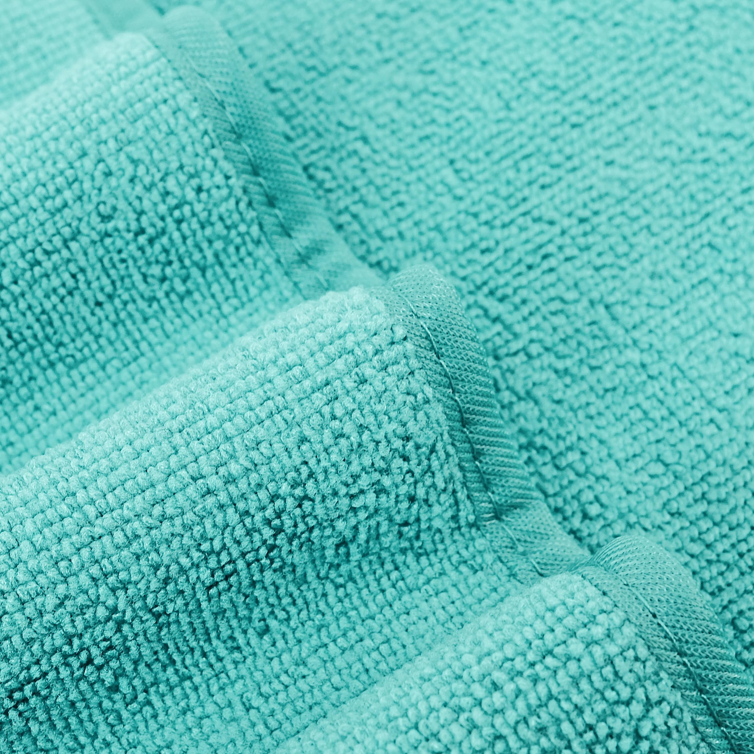 Polyte Quick Dry Lint Free Microfiber Hand Towel, 16 X 30 In, Set Of 4 (Aqua)