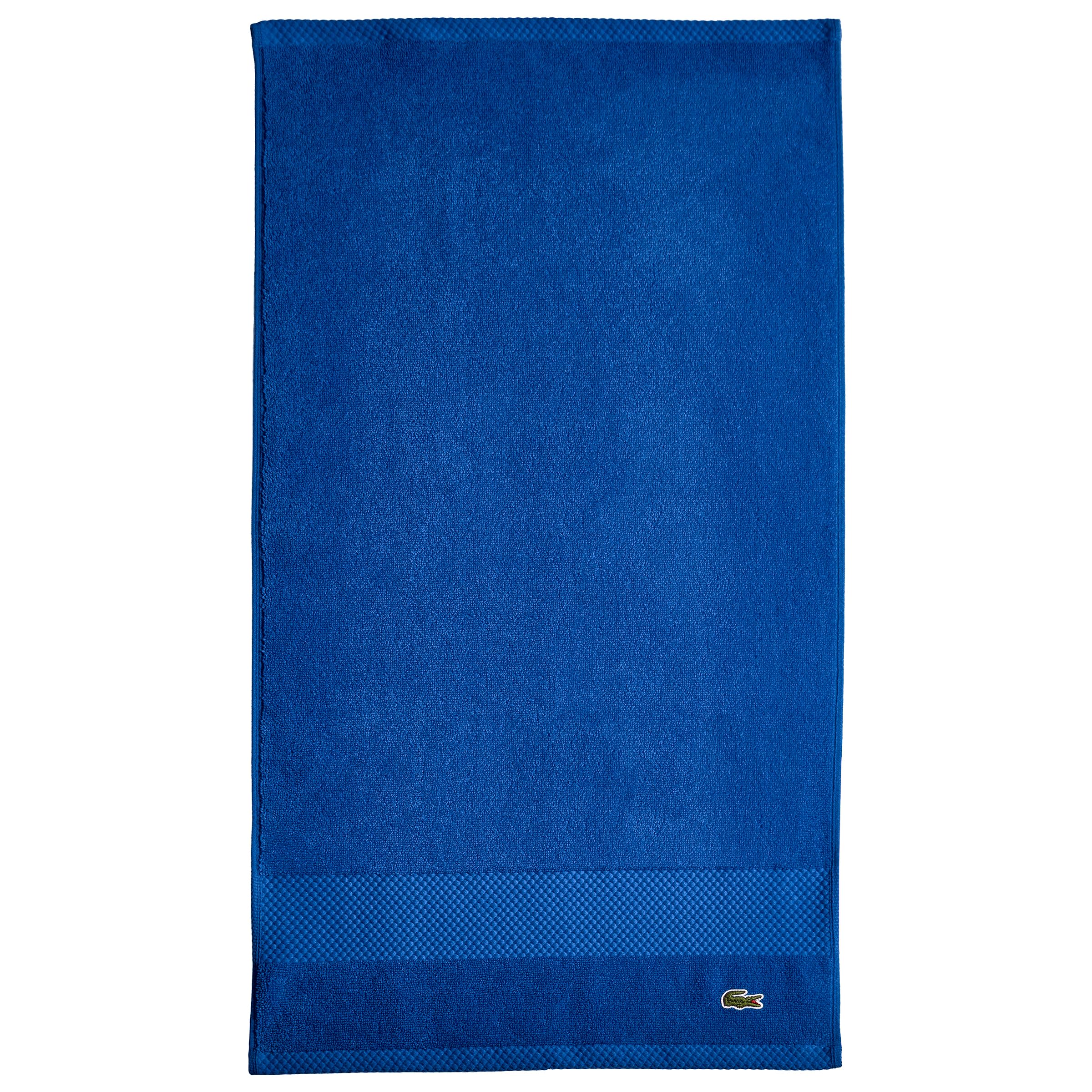 Lacoste Heritage Supima Cotton Hand Towel, Surf Blue, 16'' X 30''