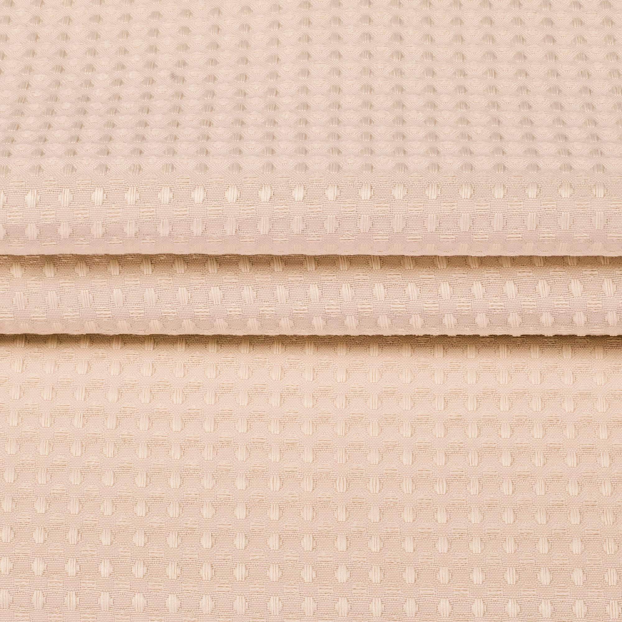 No Hooks Required Waffle Weave Shower Curtain with Snap in Liner - 71W x 74H Hotel Grade Spa Like Bath Curtain Pink
