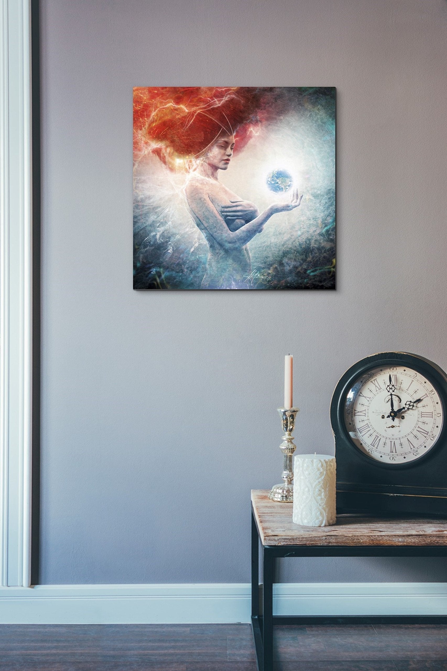 Cortesi Home 'Living Frequencies' By Mario Sanchez Nevado, Canvas Wall Art, 18'' X 18''