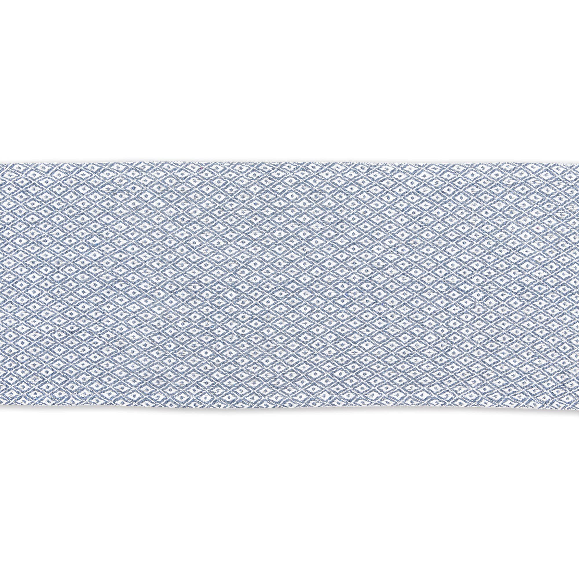 FRENCH BLUE MINI DIAMOND TABLE RUNNER 15x108