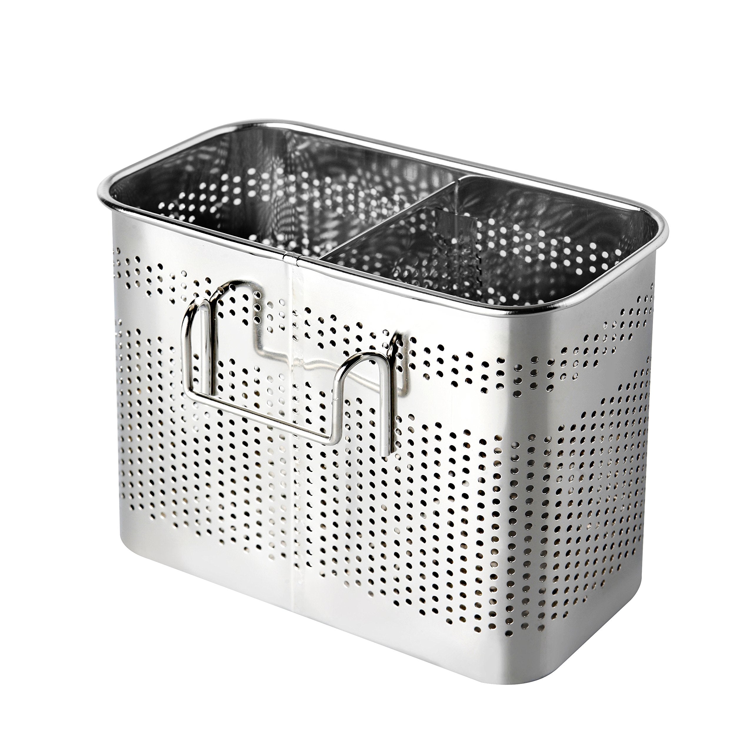 Stainless Steel Cutlery Utensil Holder (Medium Square) Chopsticks Holder For Dishwasher