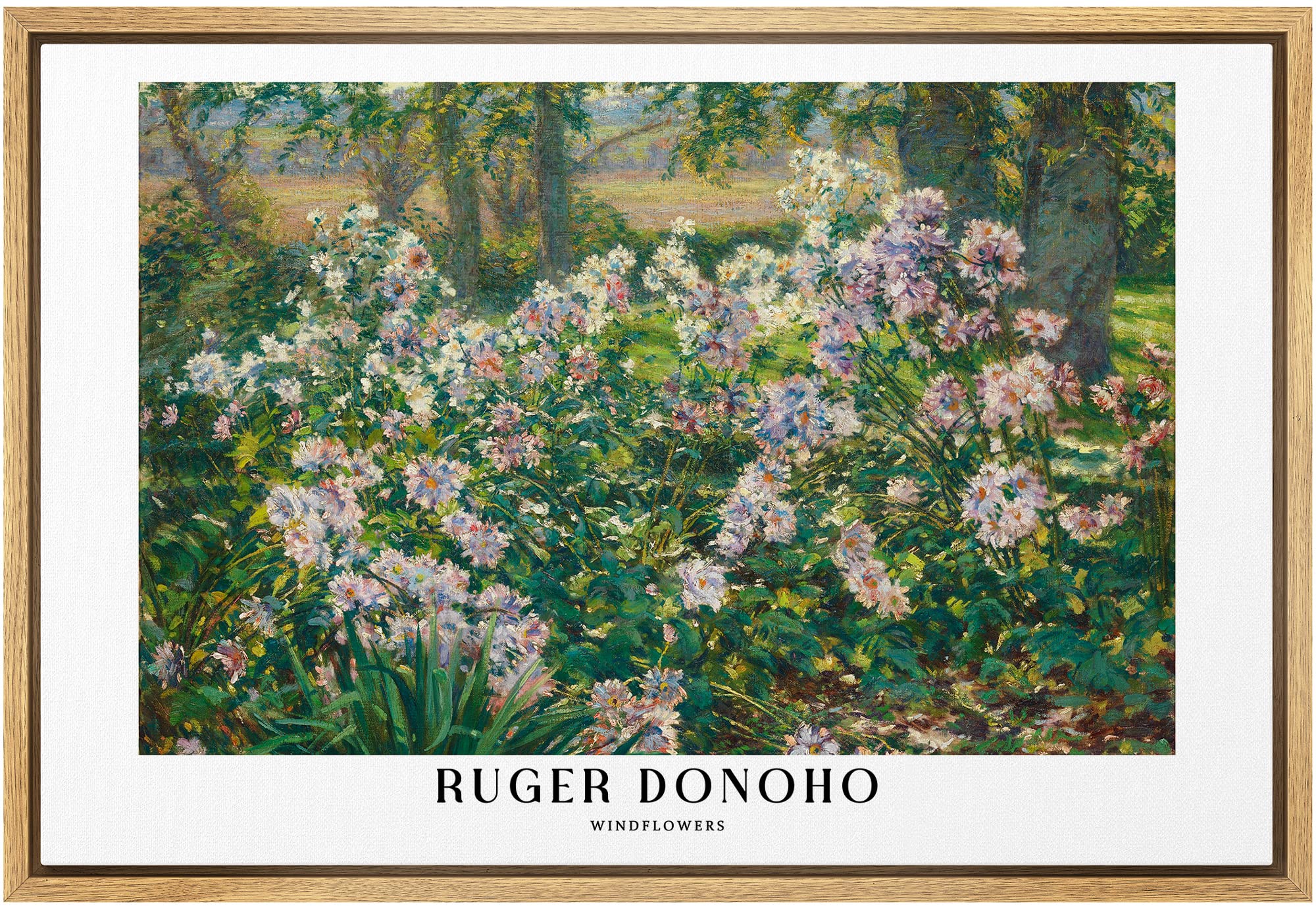 Wall26 Framed Canvas Print Wall Art Wildflowers By Ruger Donoho Historic Classical Illustrations Fine Art Decorative Vintage Zen