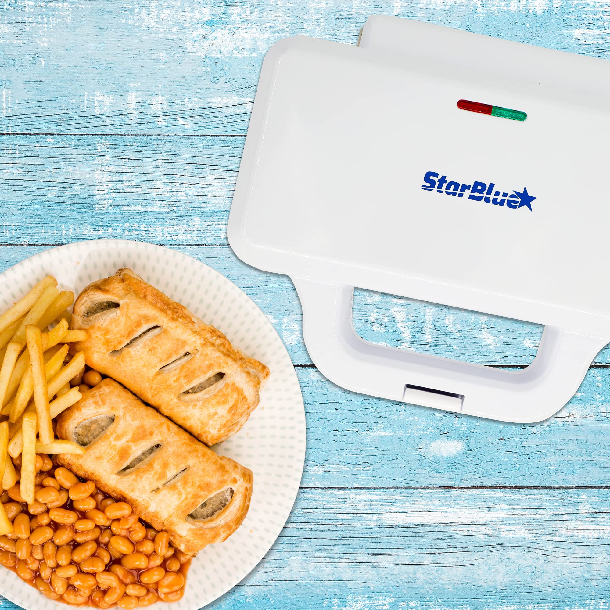 Sausage Roll Maker By Starblue With Free Recipe Ebook - Make 4 Quick And Delicious Breakfast Sausage Rolls And Snacks In Minutes