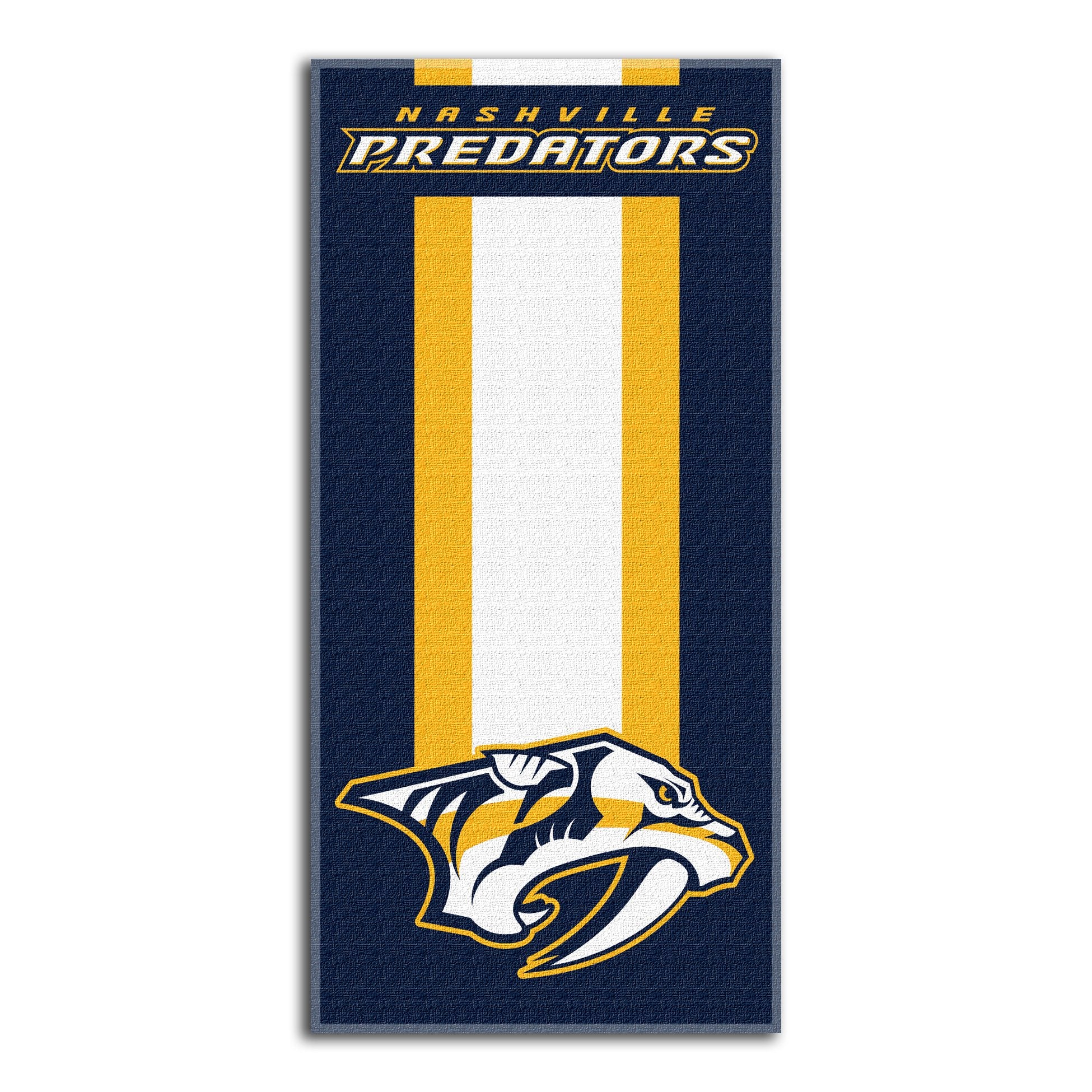 Northwest Nhl Nashville Predators Beach Towel, 30 X 60, Zone Read