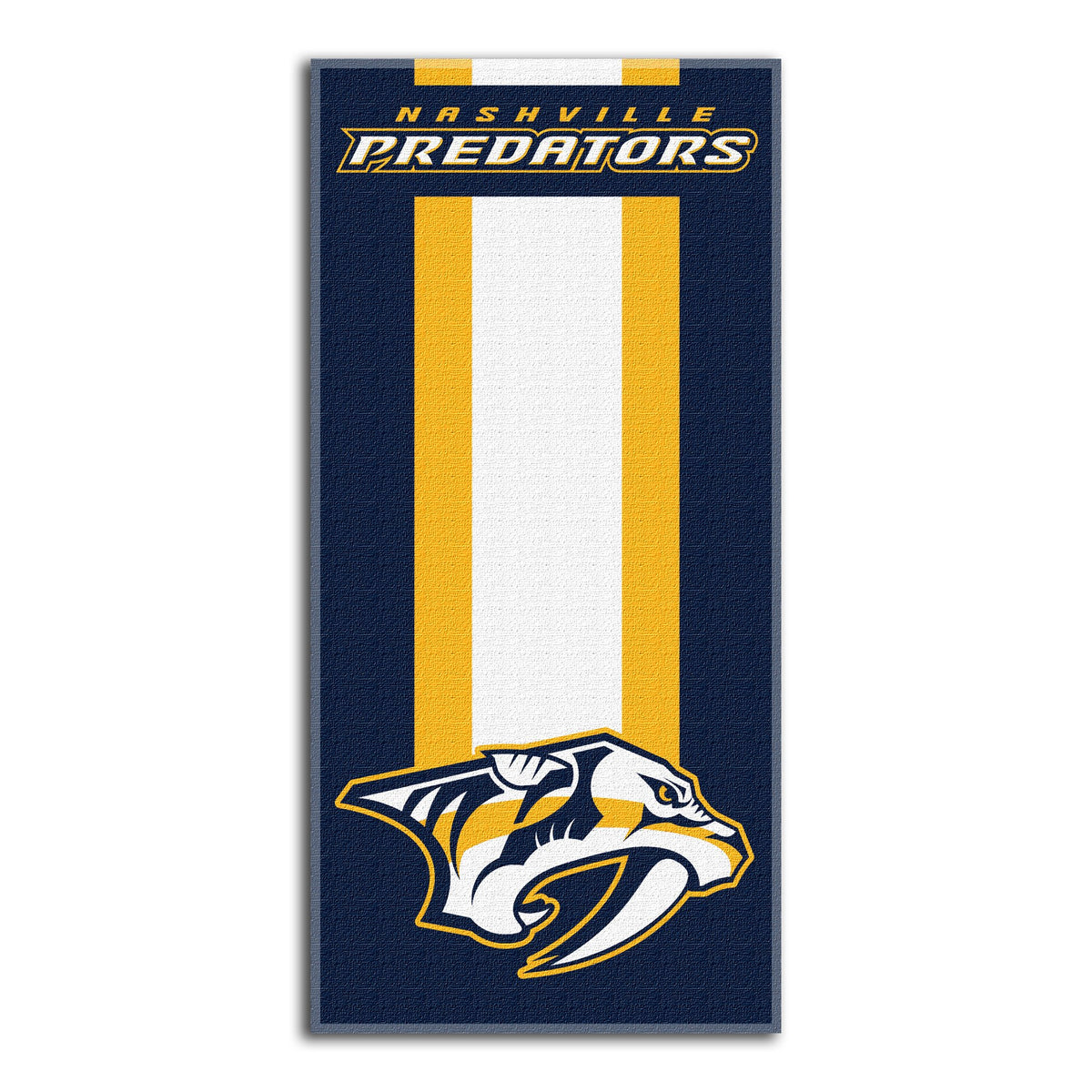 Northwest Nhl Nashville Predators Beach Towel, 30 X 60, Zone Read