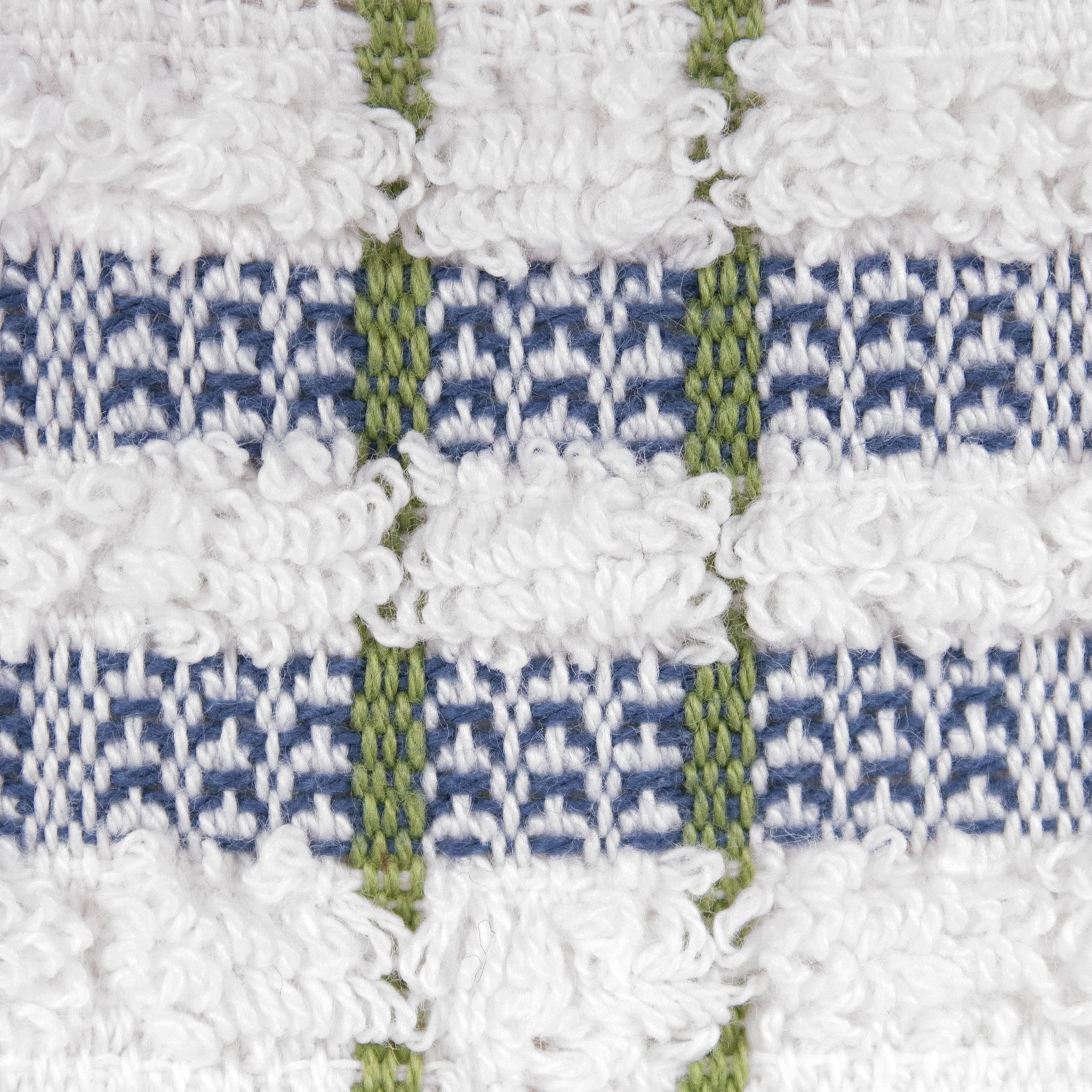 Ritz Royale Collection 100% Combed Terry Cotton, Highly Absorbent, Oversized, Checked Kitchen Towel Set, 28 X 18, 2-Pack, Paprik