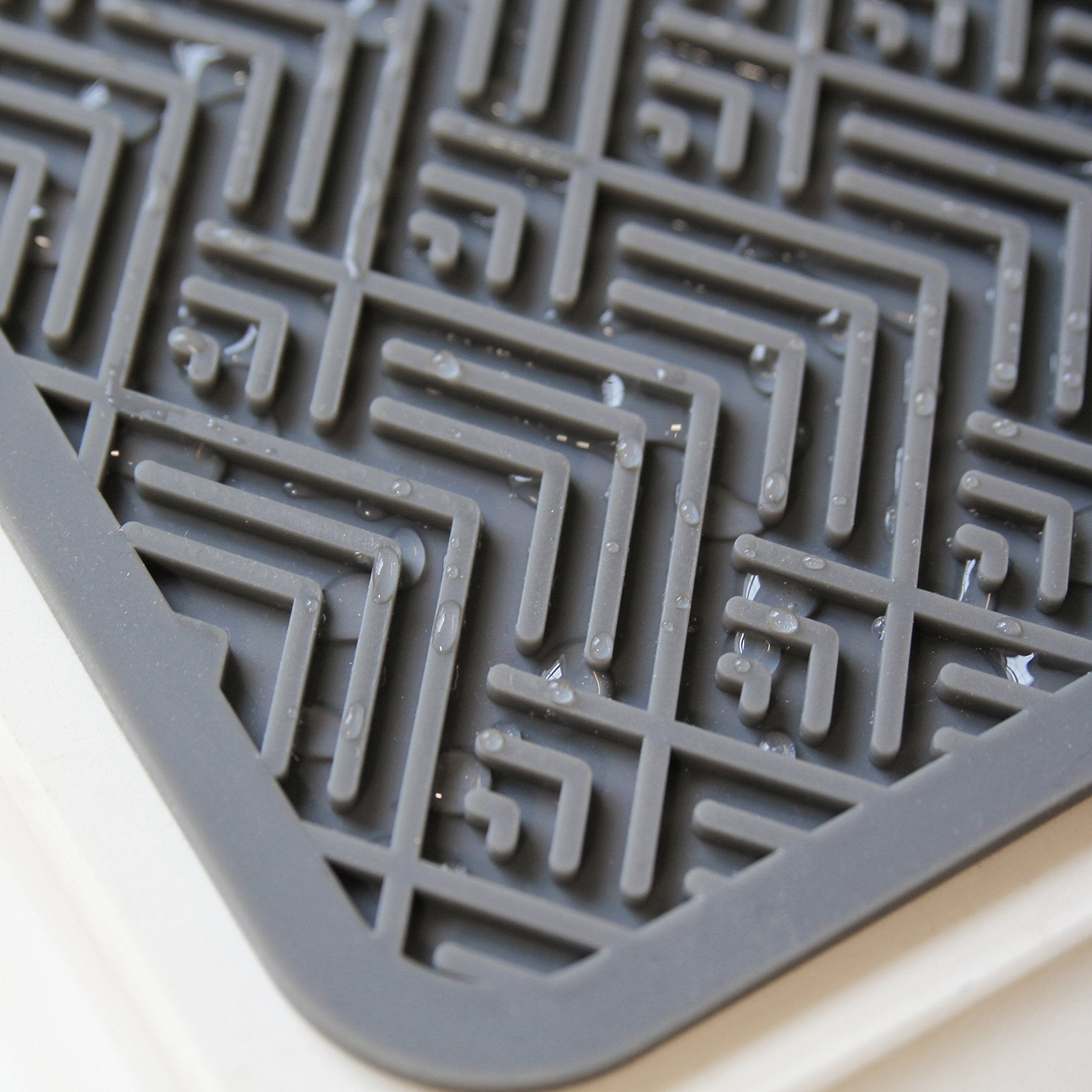 S&T Inc. Silicone Dish Drying Mat Or Trivet For Kitchen Durable, Heavy Duty, Non-Slip, Dishwasher Safe And Heat Resistant, 12 In