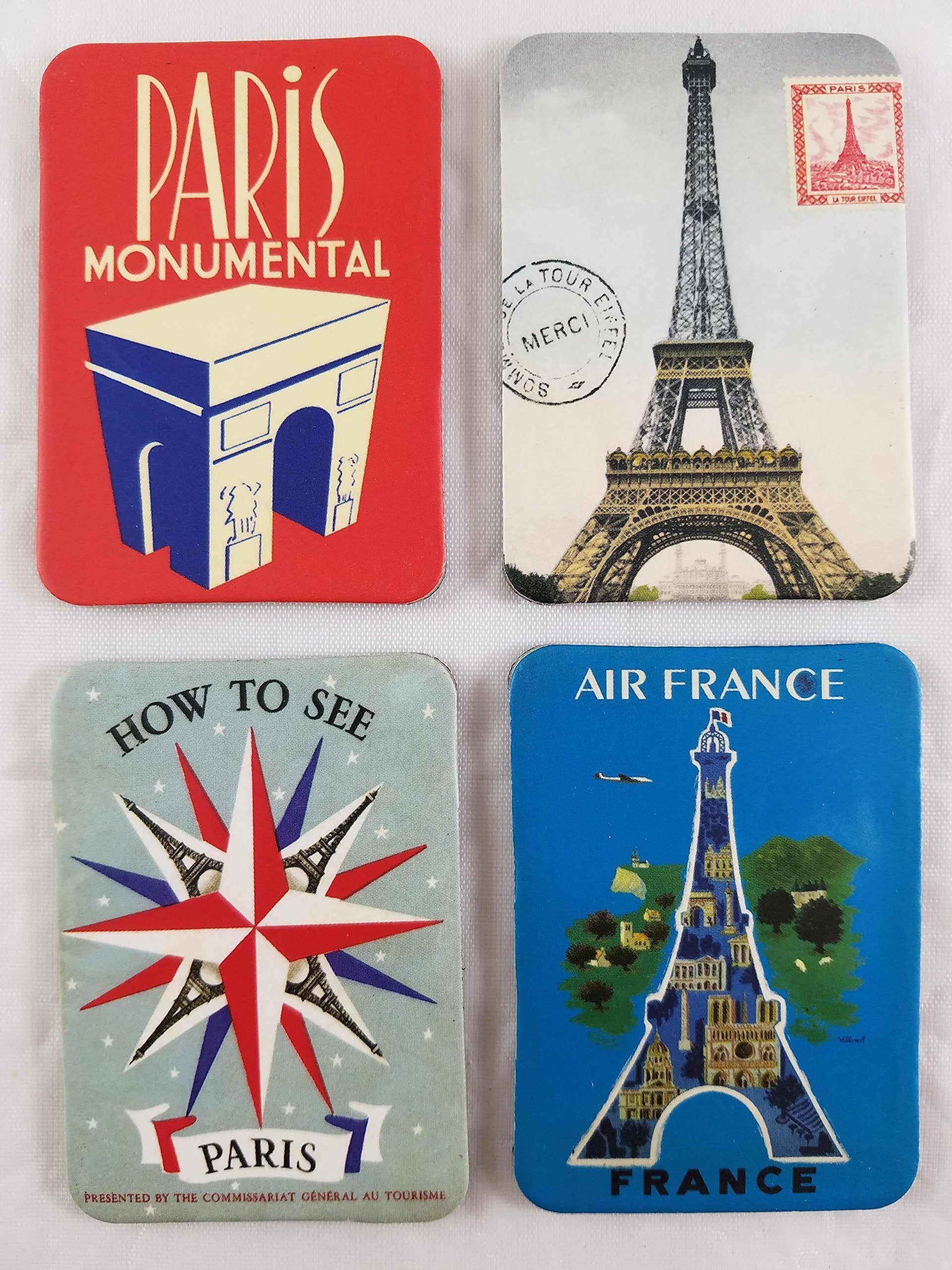 Refrigerator Magnets Set Of 24 Paris Eiffel Tower Souvenirs Magnetic Fridge Magnet Home Decoration Accessories Arts Paste Crafts