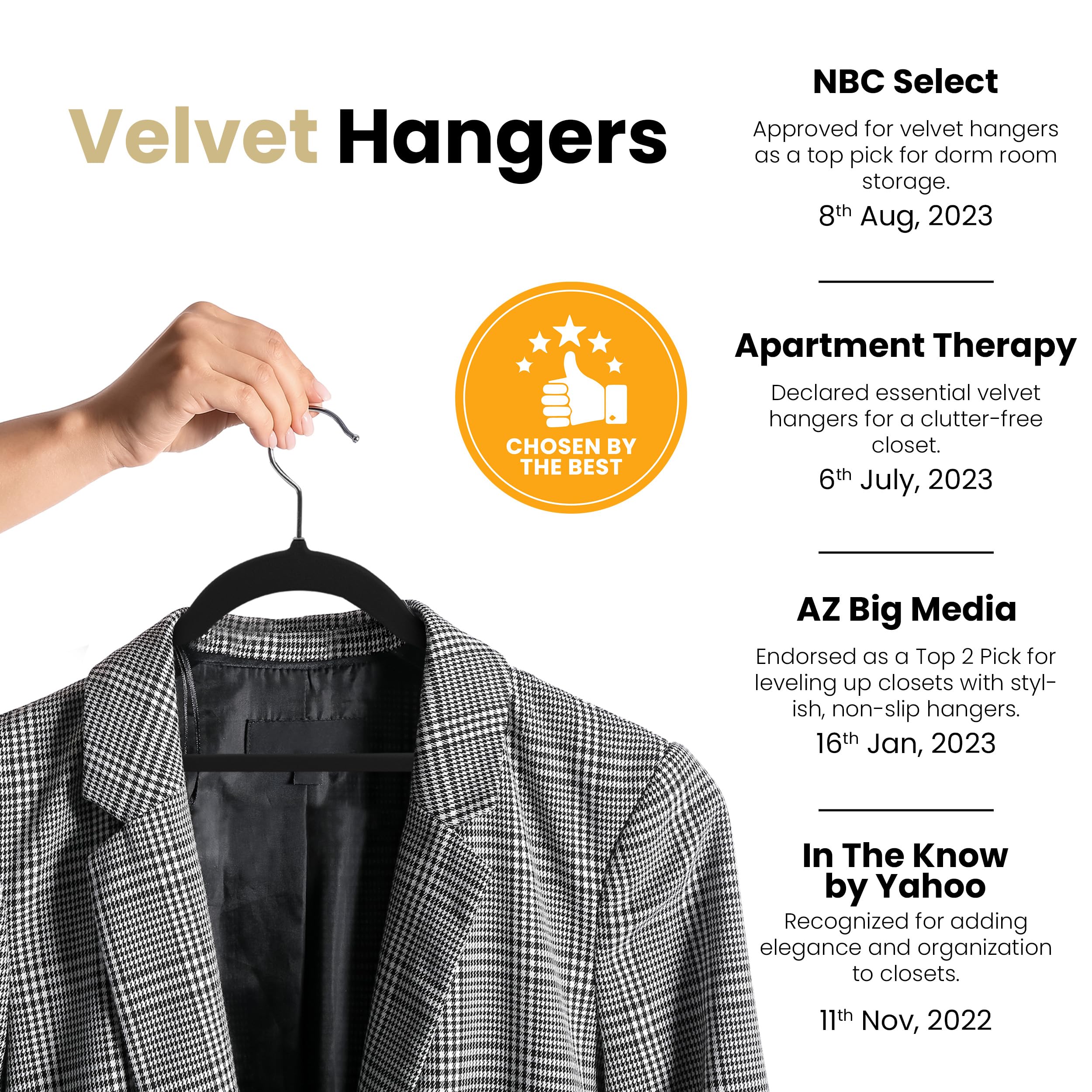 Utopia Home Premium Velvet Hangers 30 Pack - Non-Slip clothes Hangers - Purple Hangers - Suit Hangers with 360 Degree Rotatable Hook - Heavy Duty coat Hangers