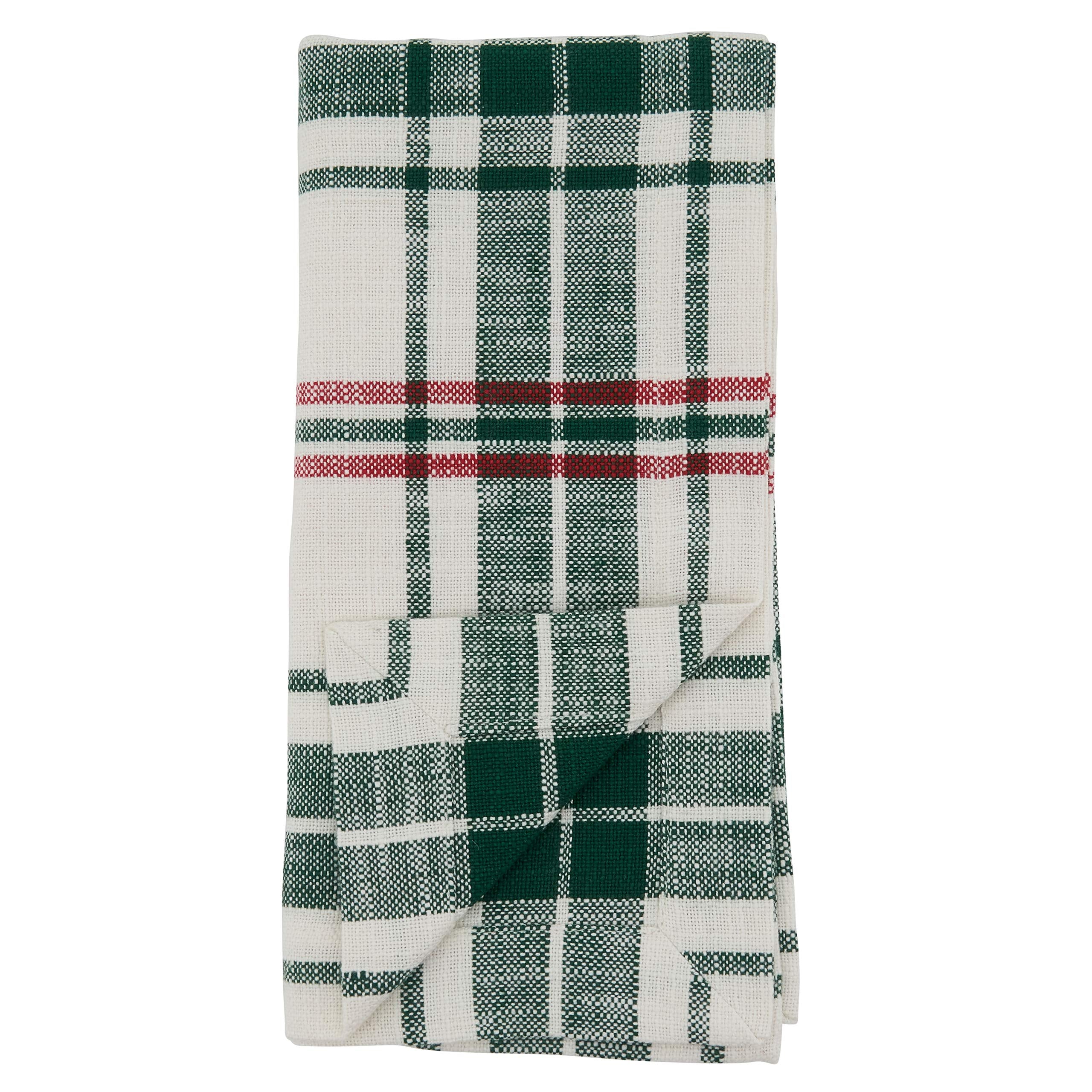 Plaid Design Table Napkins (Set Of 4)