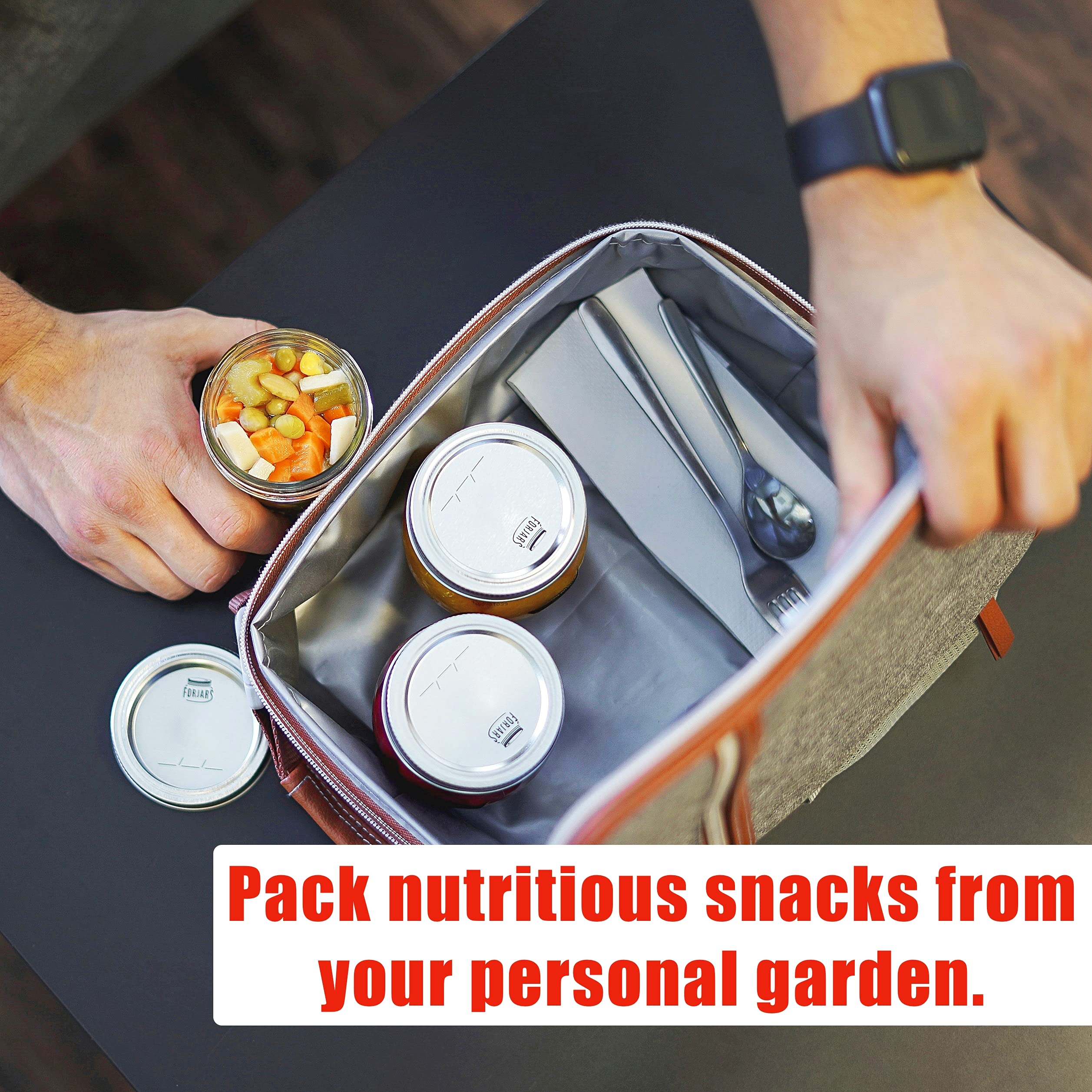 48Pcs/24Sets, Canning Lids And Rings Regular Mouth - Create Airtight Seals On Mason Jars To Preserve Food For Meal Prep & Food S