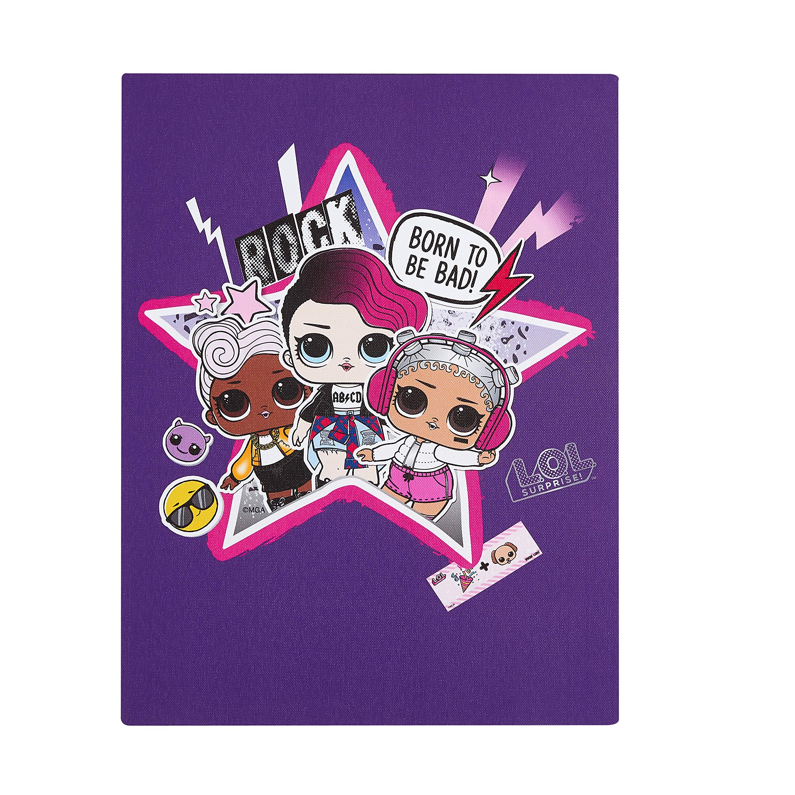 Lol Surprise Led Canvas Wall Art, Pink