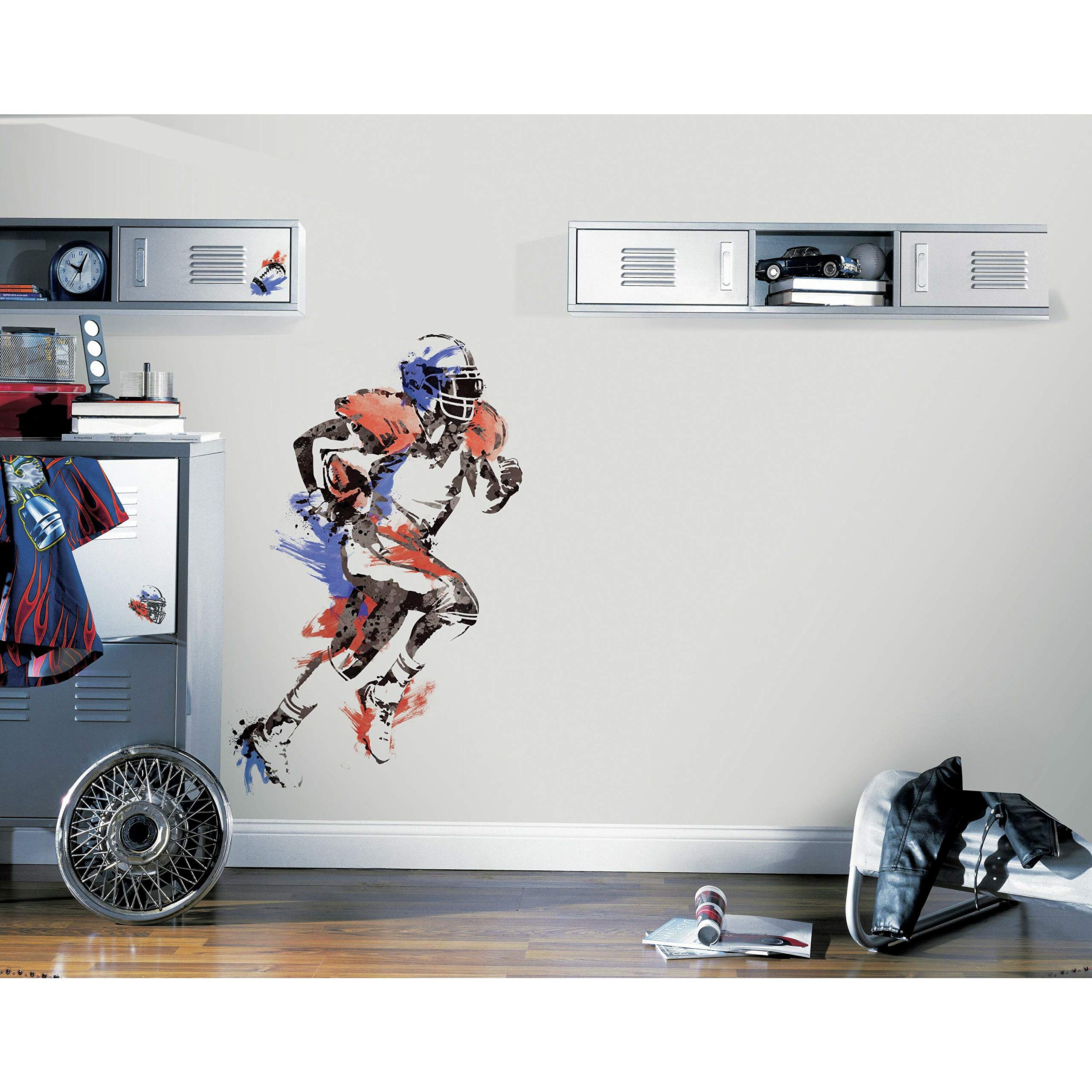 Roommates Rmk2572Gm Men'S Football Champion Peel And Stick Giant Wall Decal