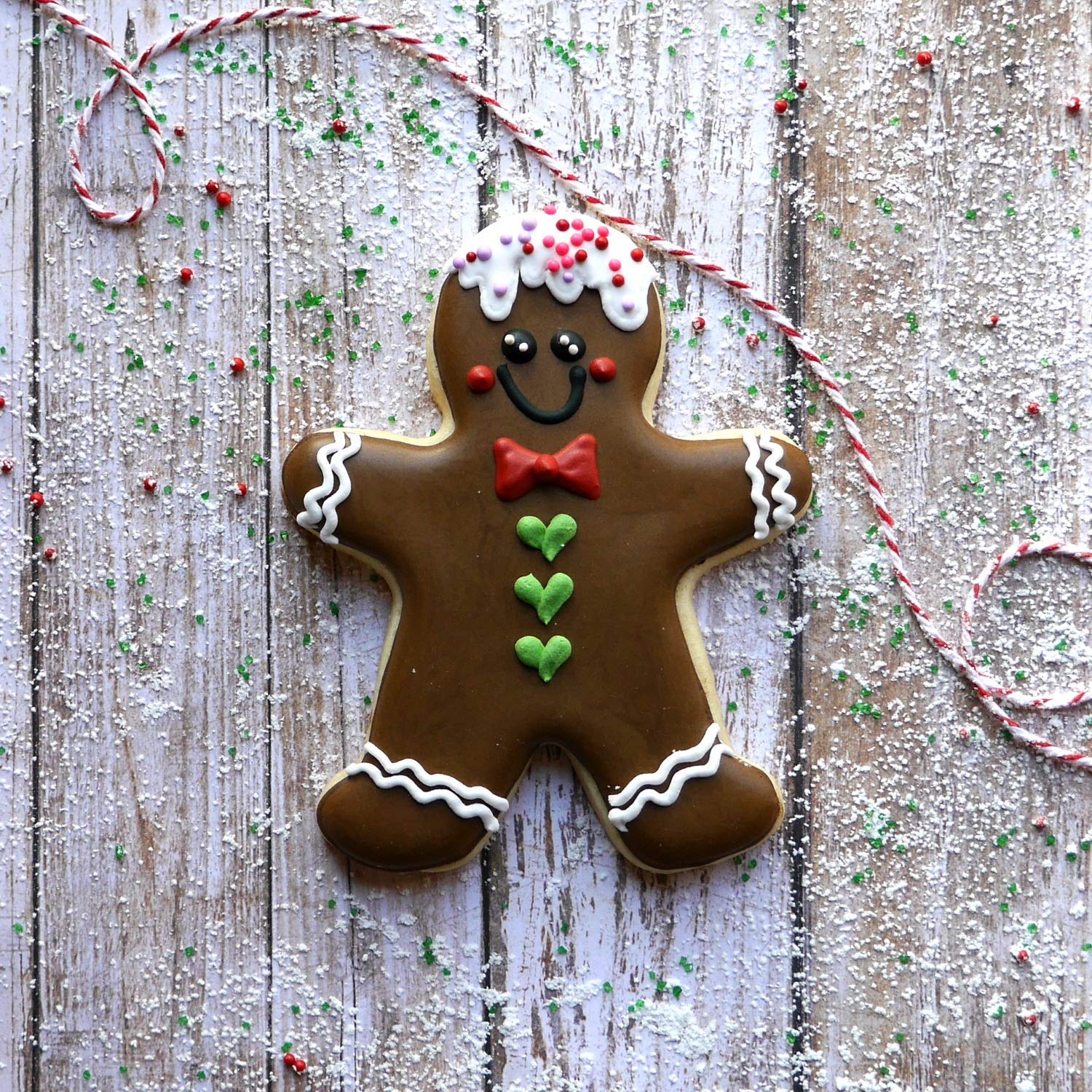 Gingerbread Man Cookie Cutter - Large, Premium Food-Grade Stainless Steel, Dishwasher Safe (Gingerbread Man (Large))