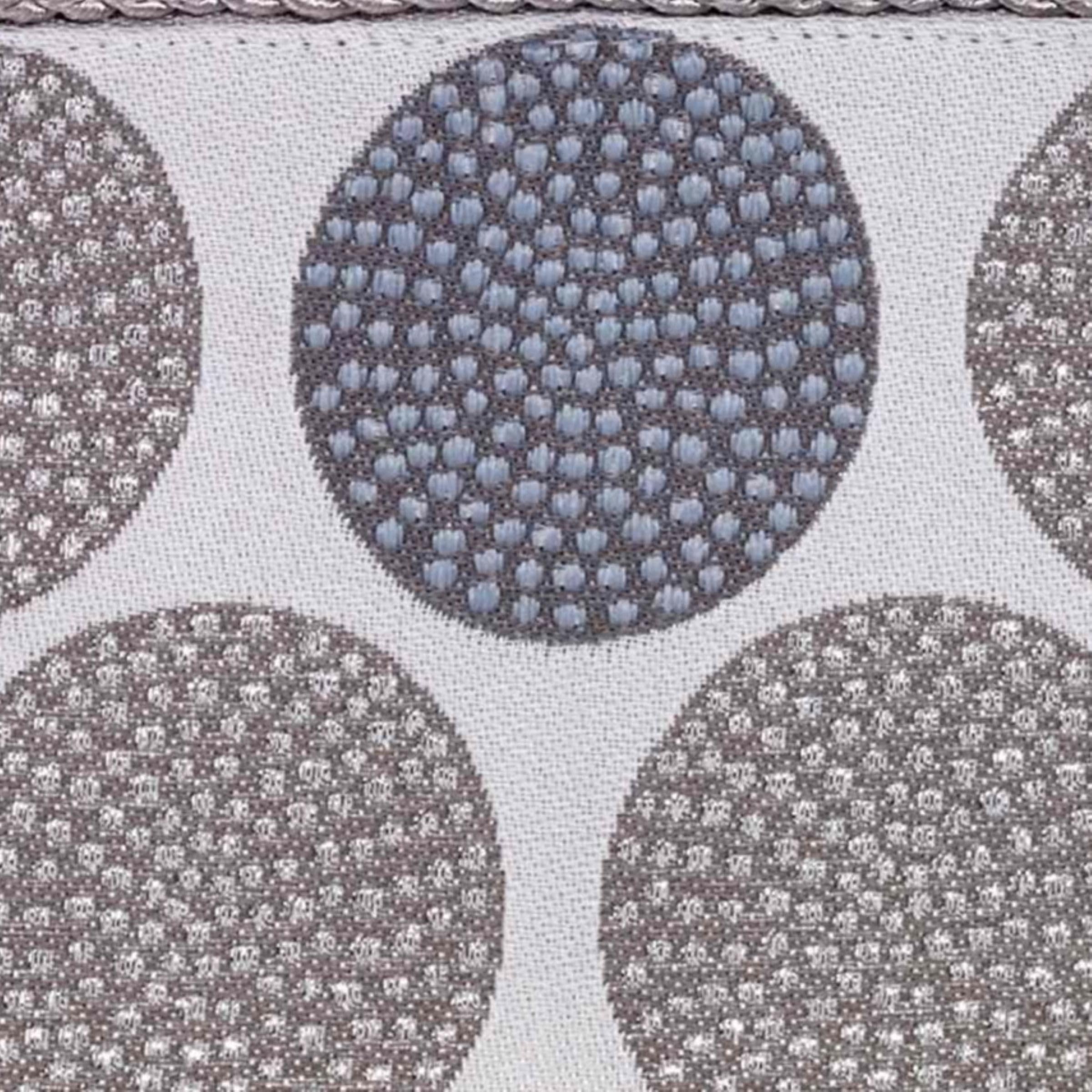 Avanti Linens - Hand Towel, Soft & Absorbent Cotton Towel (Dotted Circles Collection, Mineral)
