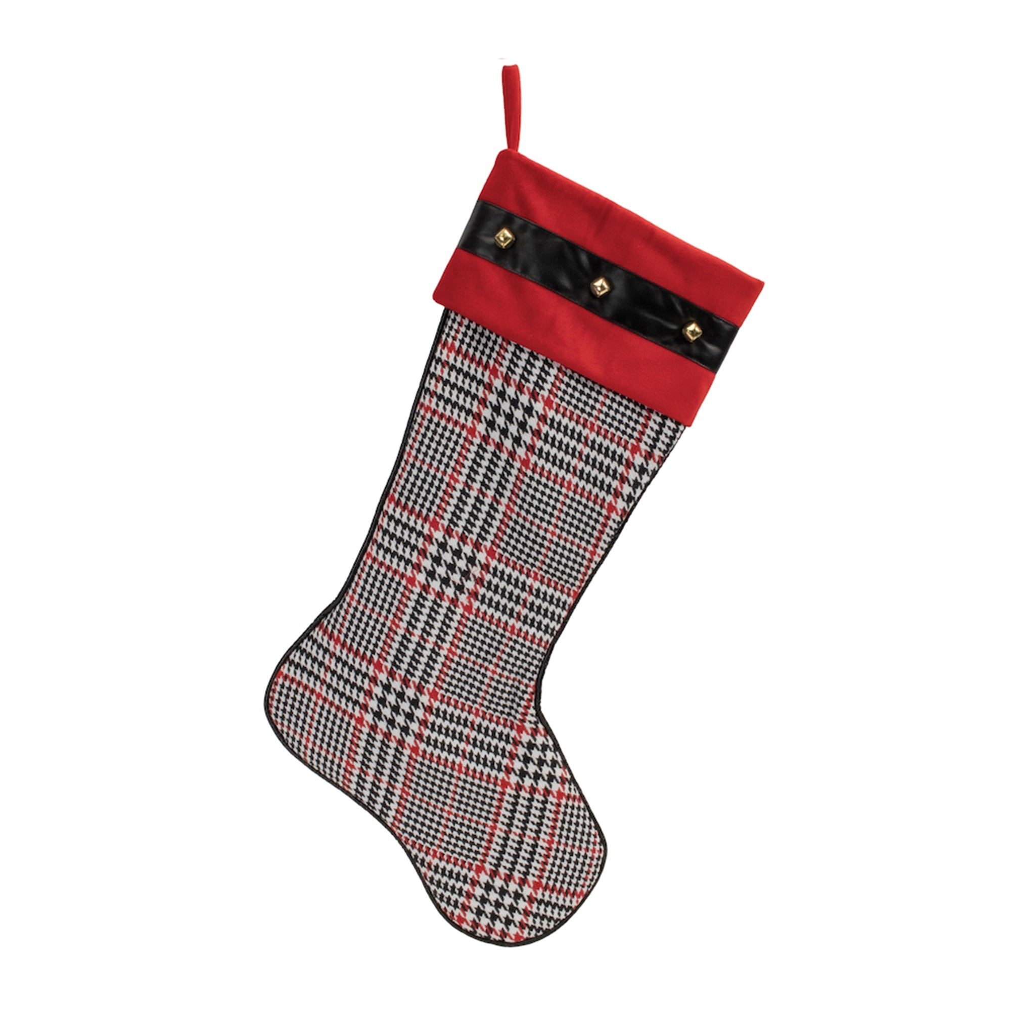 Plaid Stocking (Set of 3) 23H Cotton