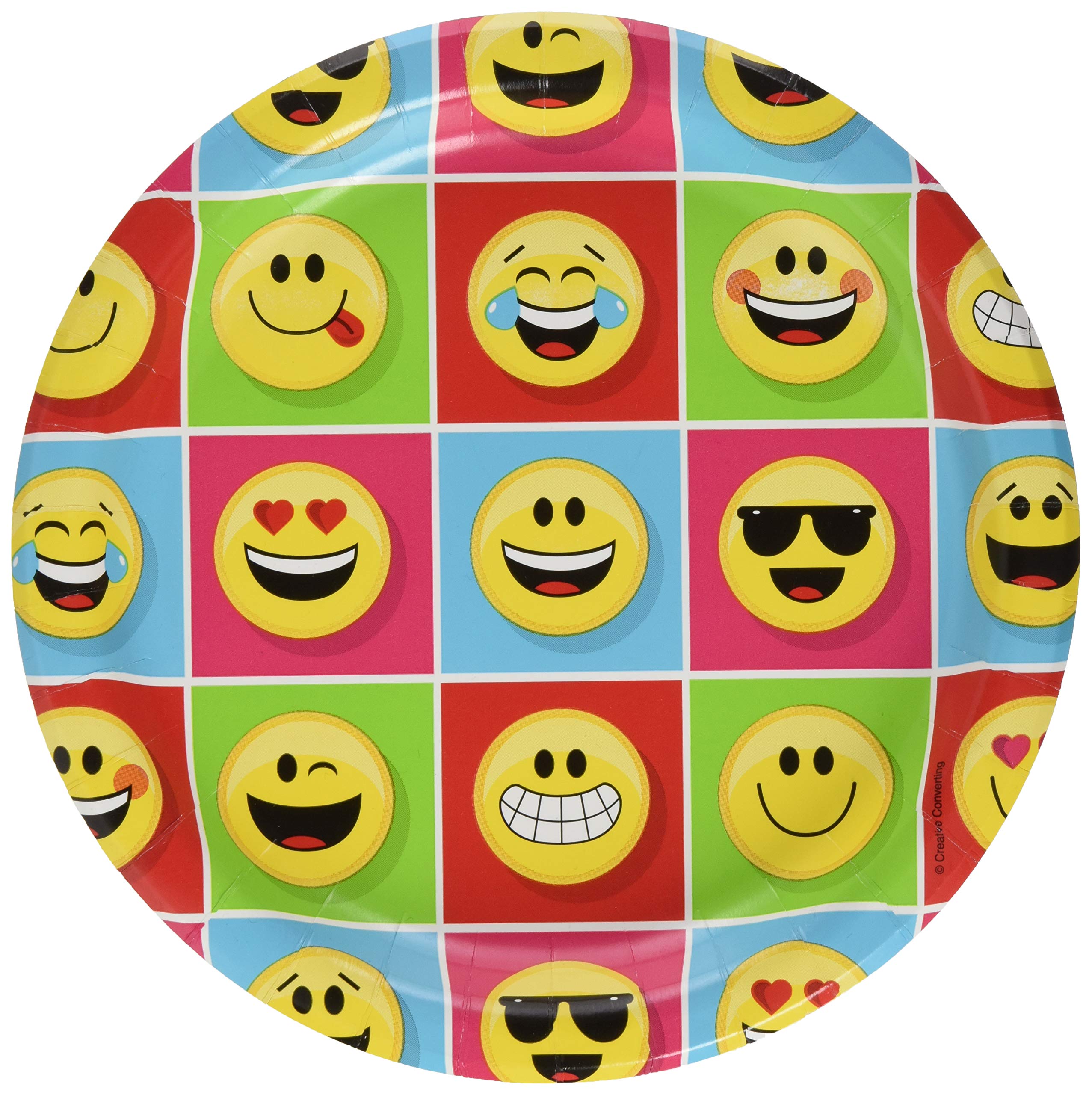 Creative Converting Show Your Emojions Paper Dinner Plates