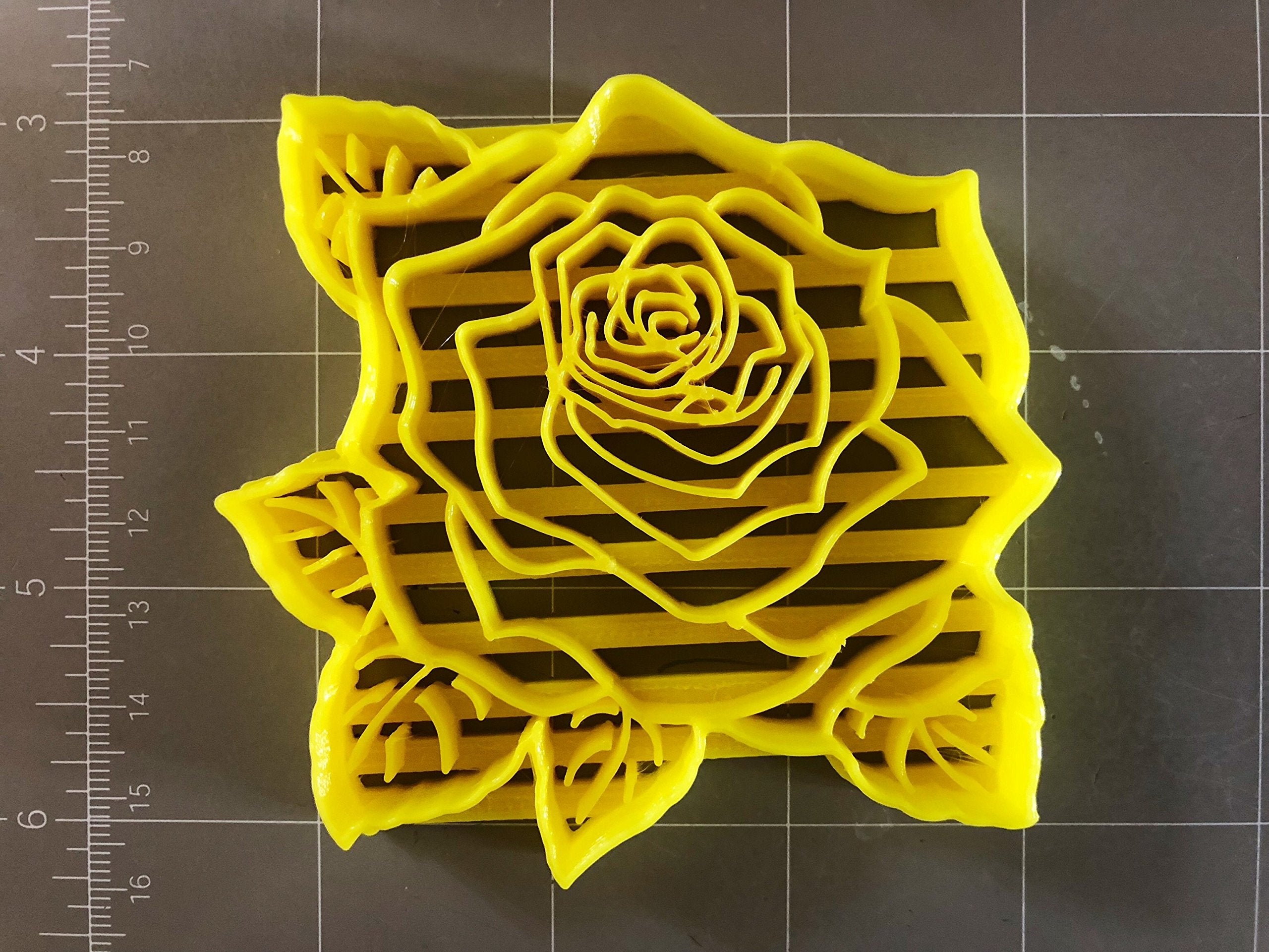 Rose Flower Cookie Cutter (3 Inches)