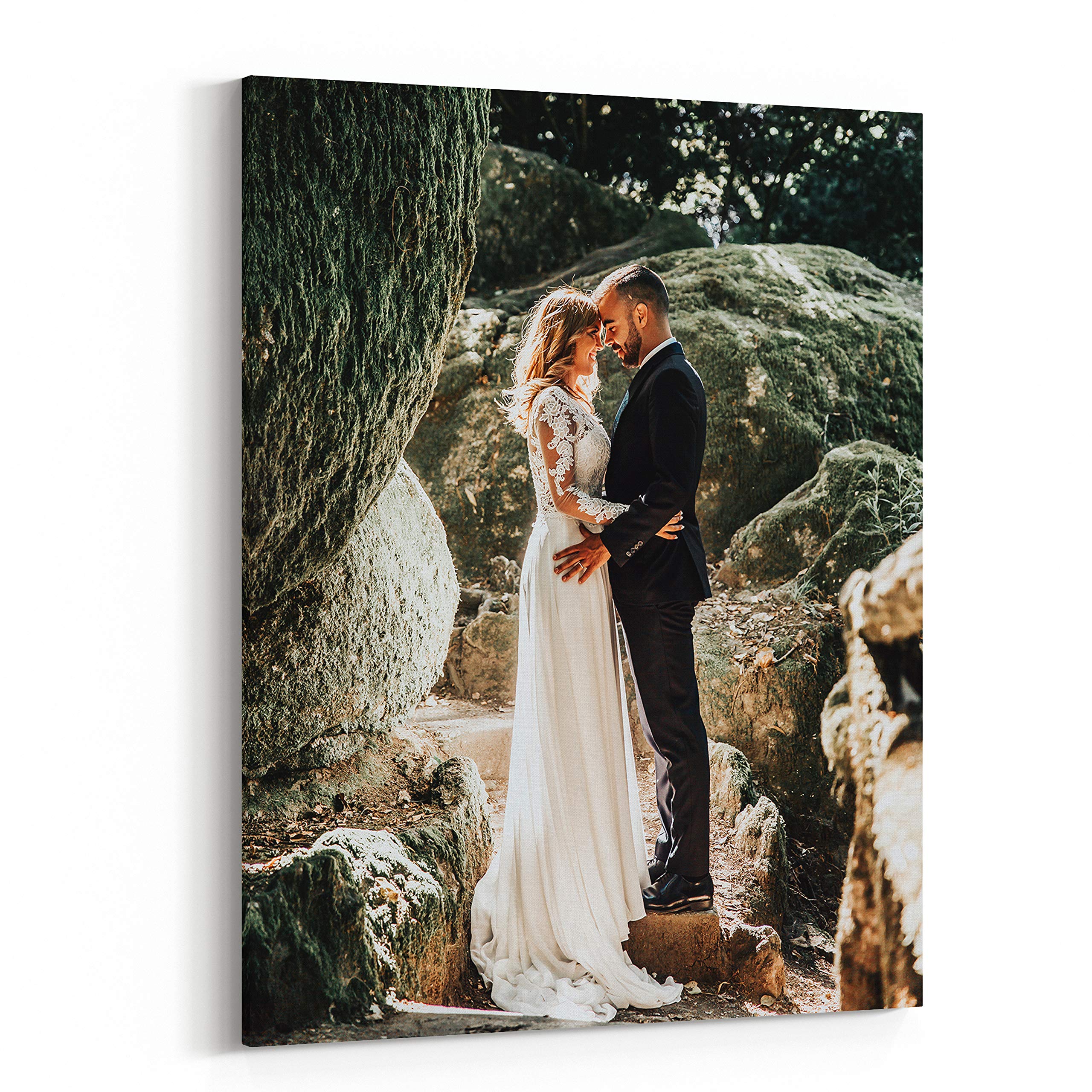 Personalized Custom Canvas Prints: Photo On Canvas (Framed 11X14) Transform Your Photos Into Stunning Framed Wall Art Digitally
