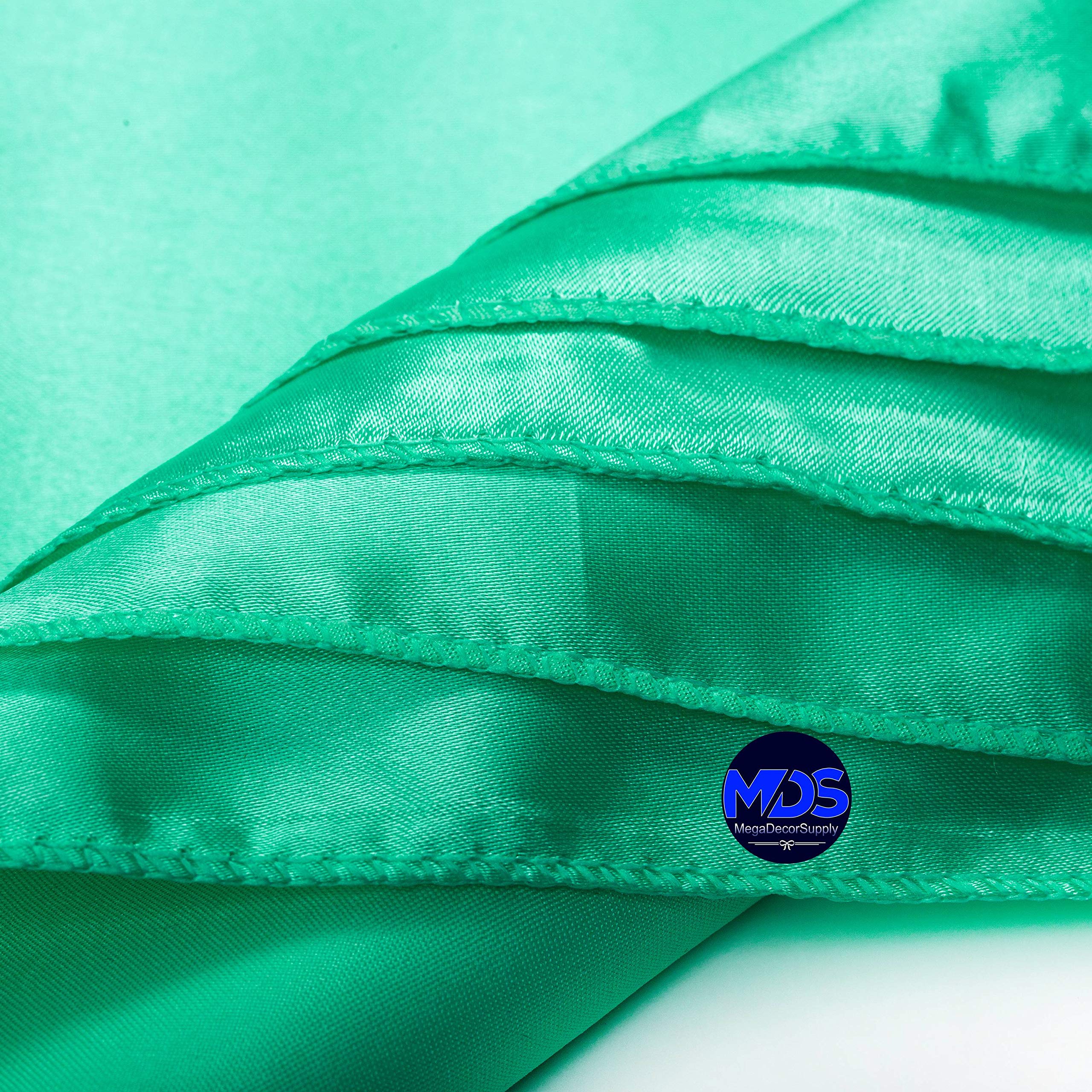 Mds Pack Of 10 Satin Napkin Square 12 X 12 Inches Sliky Smooth Dinner Table Napkins Handkerchief For Weddings Baby Shower Birthd