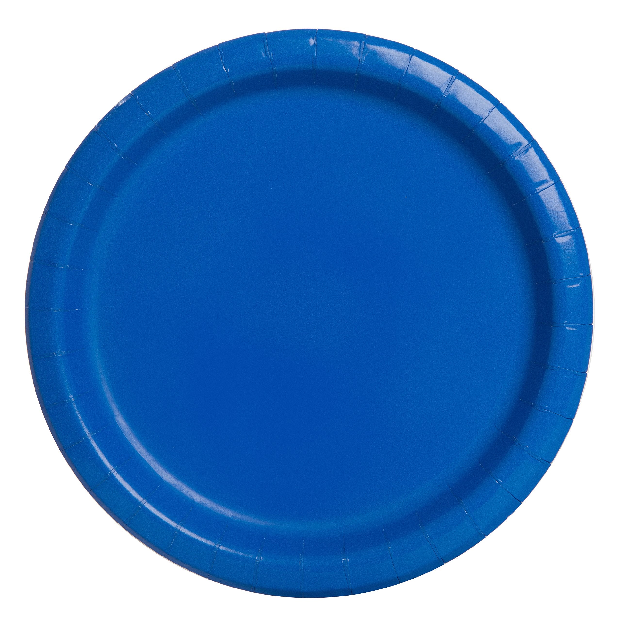 Luxurious Royal Blue Solid Round Dinner Plates - Dazzling 9'' (Pack Of 16) - Sturdy & Elegant Design - Perfect For Special Occas
