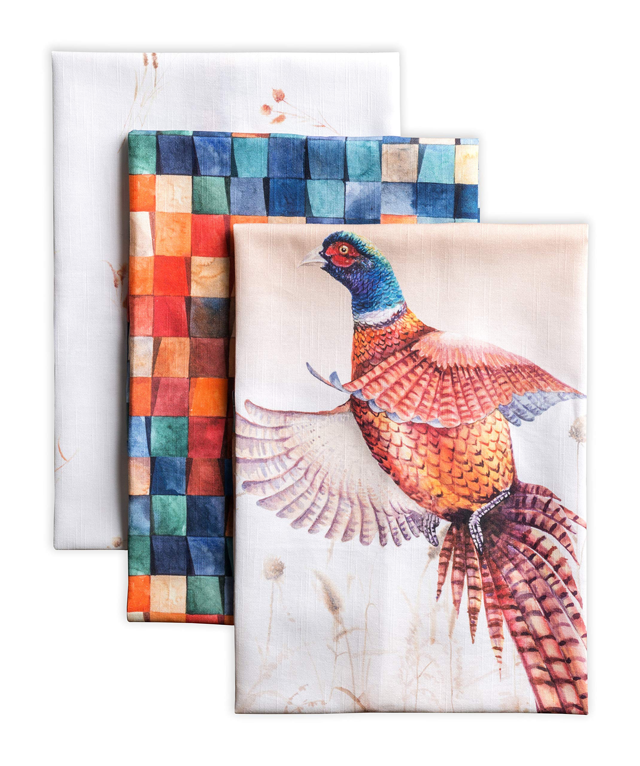 Maison D' Hermine Kitchen Towel 100% Cotton Quick Dry Cleaning Dishtowel For Gifts, Dining, Home, Wedding, Banquet, Buffet, Fais