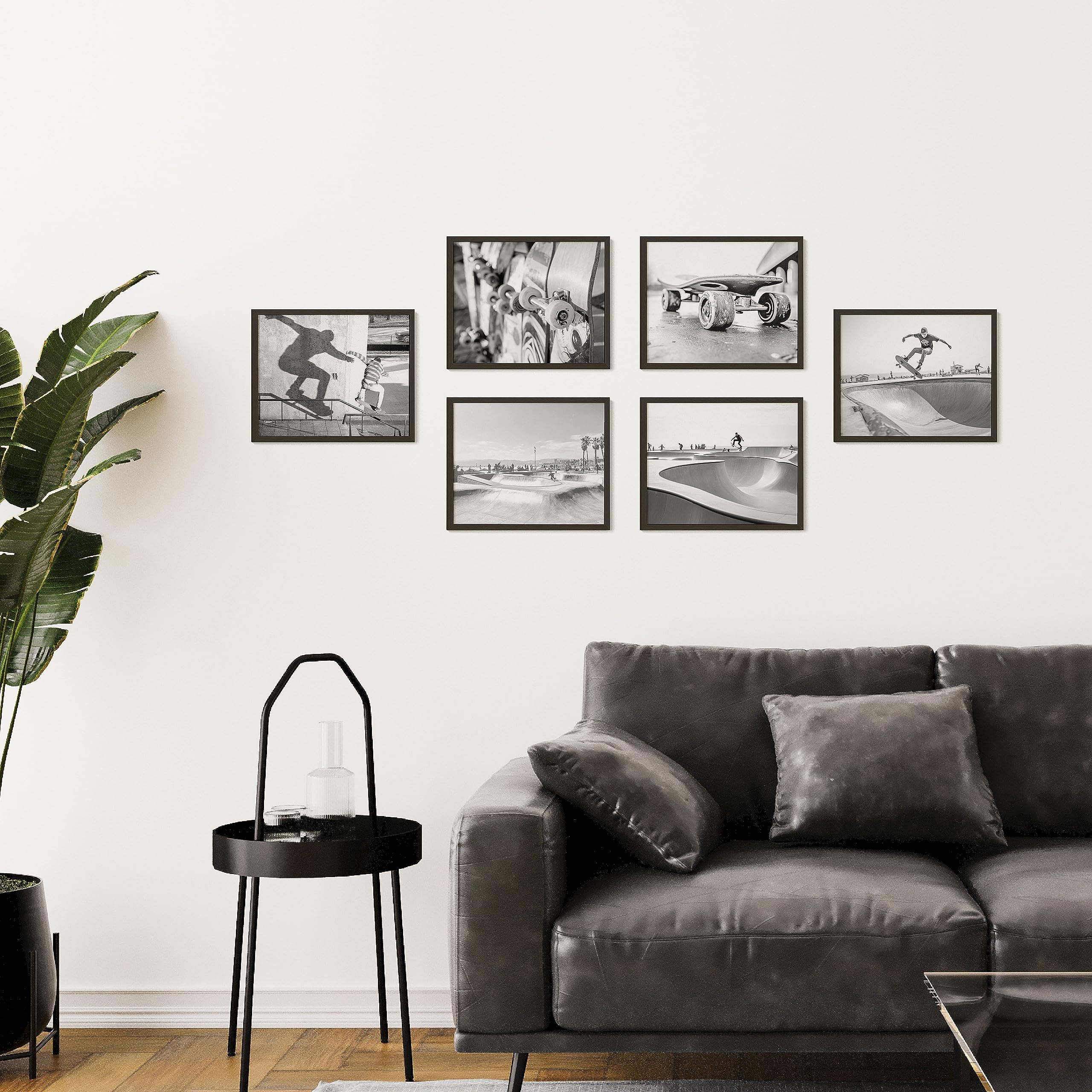97 Decor Skateboarding Wall Decor - Skater Room Decor  Black White Skateboard Poster  Skate Board Wall Art Prints  Skater Pictures Photo Gifts for Teens Boys Bedroom Decorations (8x10 UNFRAMED)