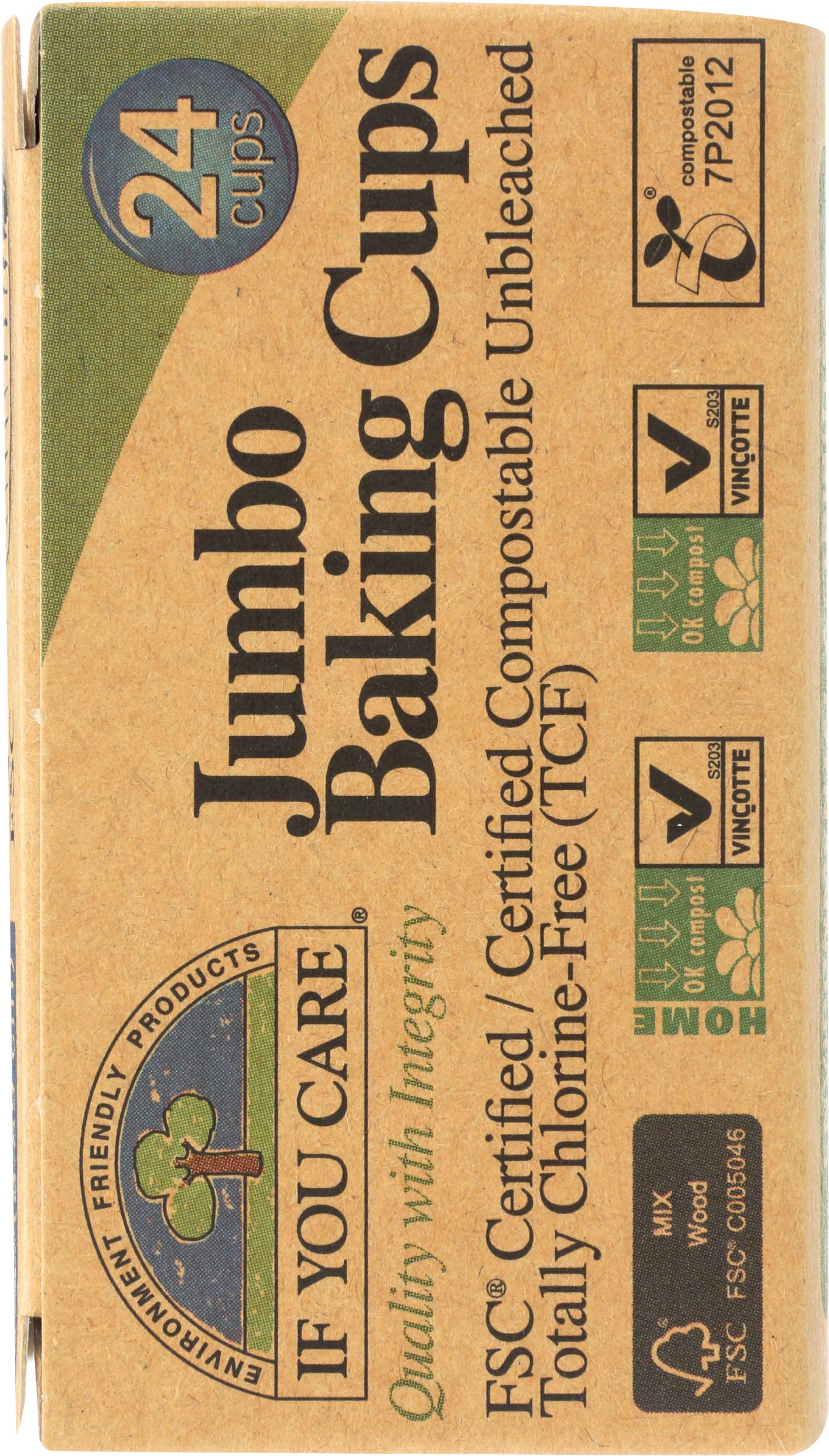If You Care, Baking Cups Jumbo, 24 Count