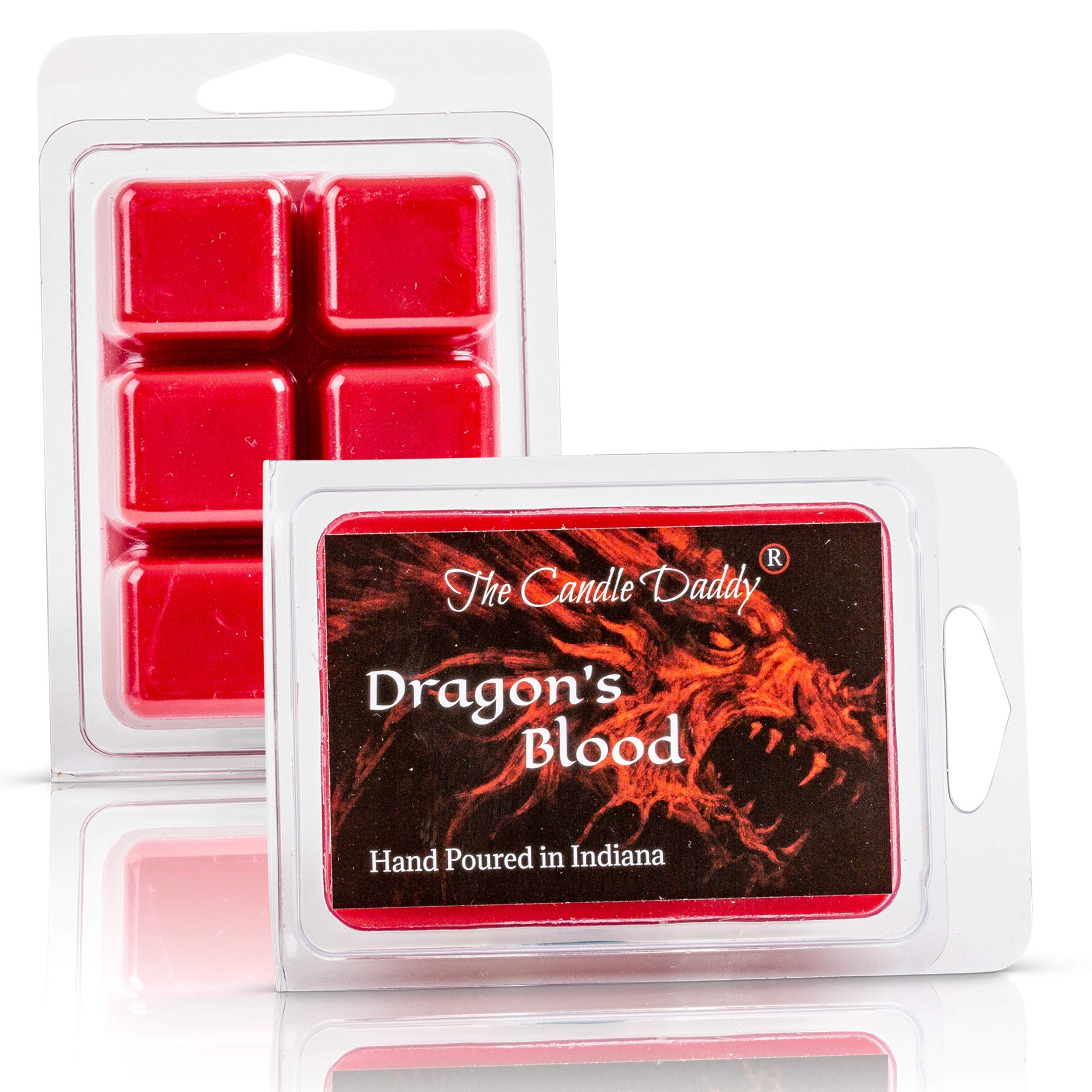 The Candle Daddy Dragons Blood Scented Wax Melt - 2 Ounces - 6 Cubes - 1 Pack