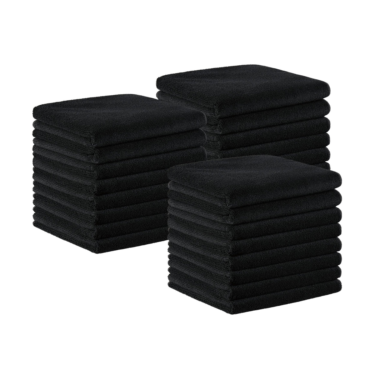 Arkwright Bleach Safe Salon Towels - (Pack of 24) Microfiber Bleach Resistant, Absorbent Hair Drying Bulk Towel Set, Perfect for