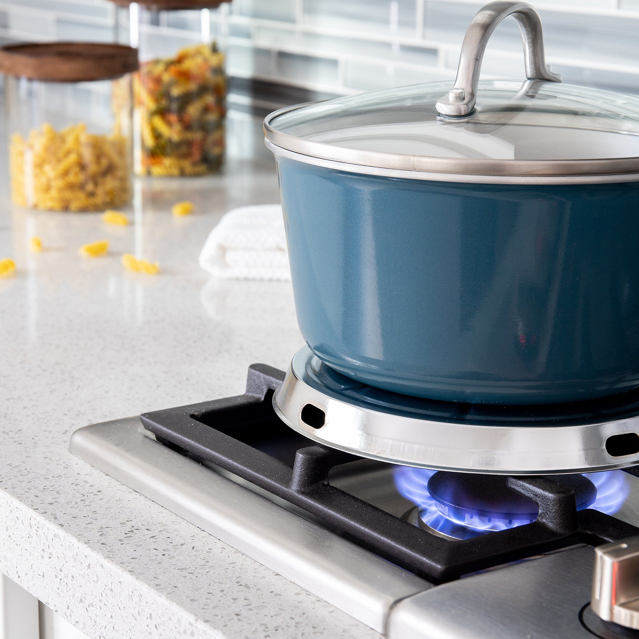 Better Houseware Flame Master, Large, Silver
