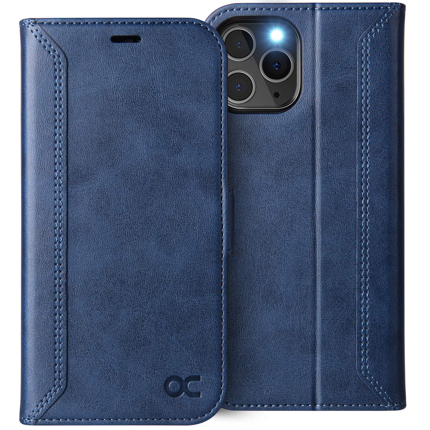 Ocase Retro Series Compatible With Iphone 14 Pro Max Wallet Case With Card Holders Rfid Blocking]Tpu Inner Shell ]Kickstand] Pu
