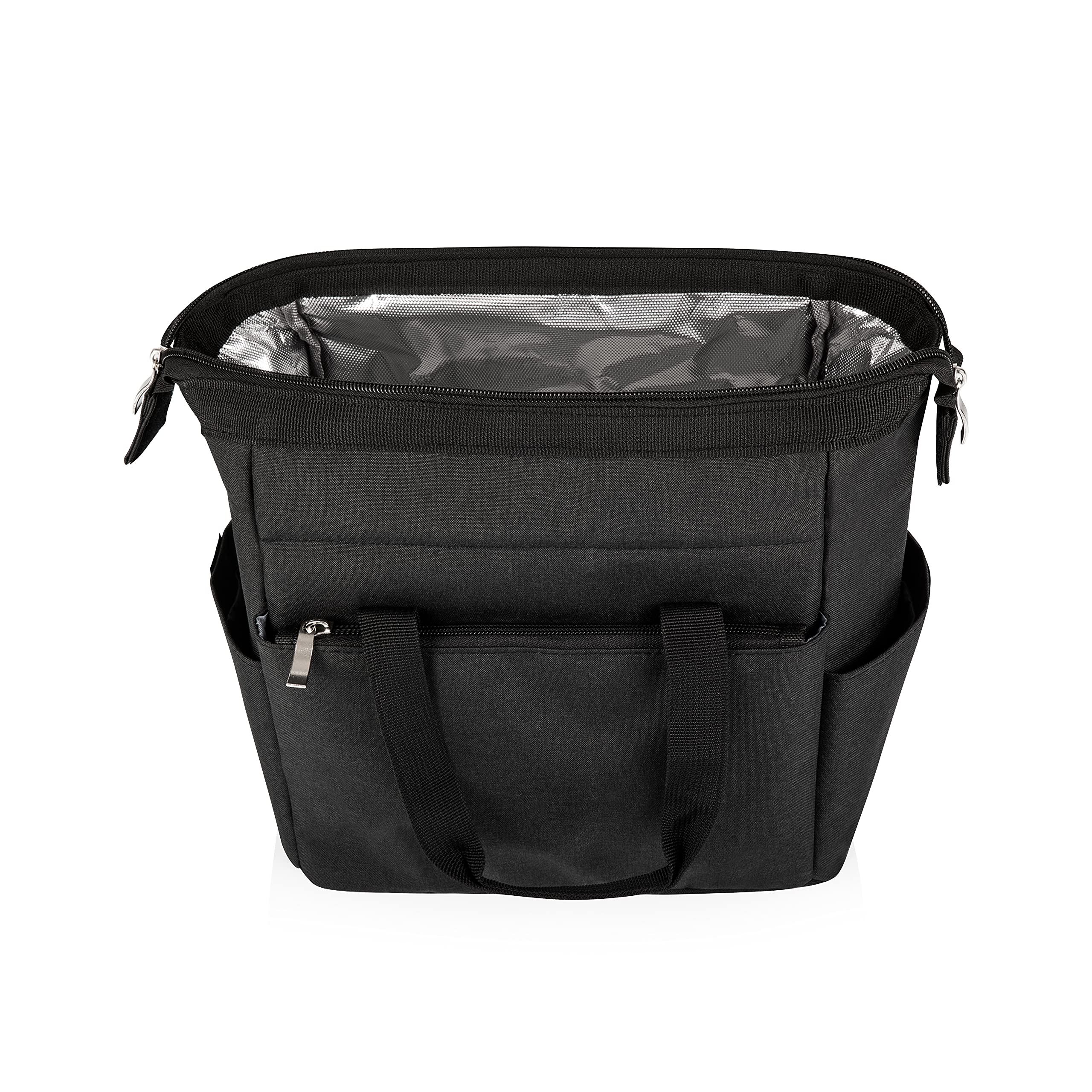 Picnic Time Friends On The Go Lunch Bag, Soft Cooler Lunch Box, Insulated Lunch Bag, (Warner Bro Friends - Black)