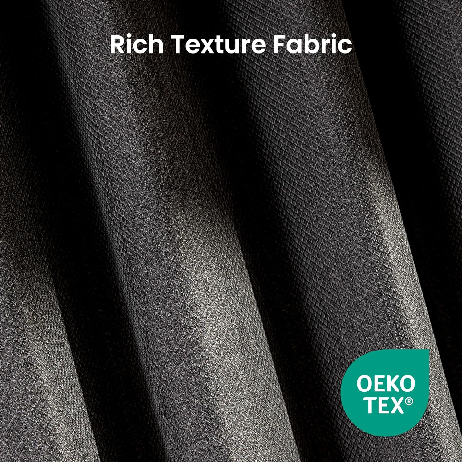 Faux Linen Washable Thermal Blackout Curtains for Living Room & Bedroom