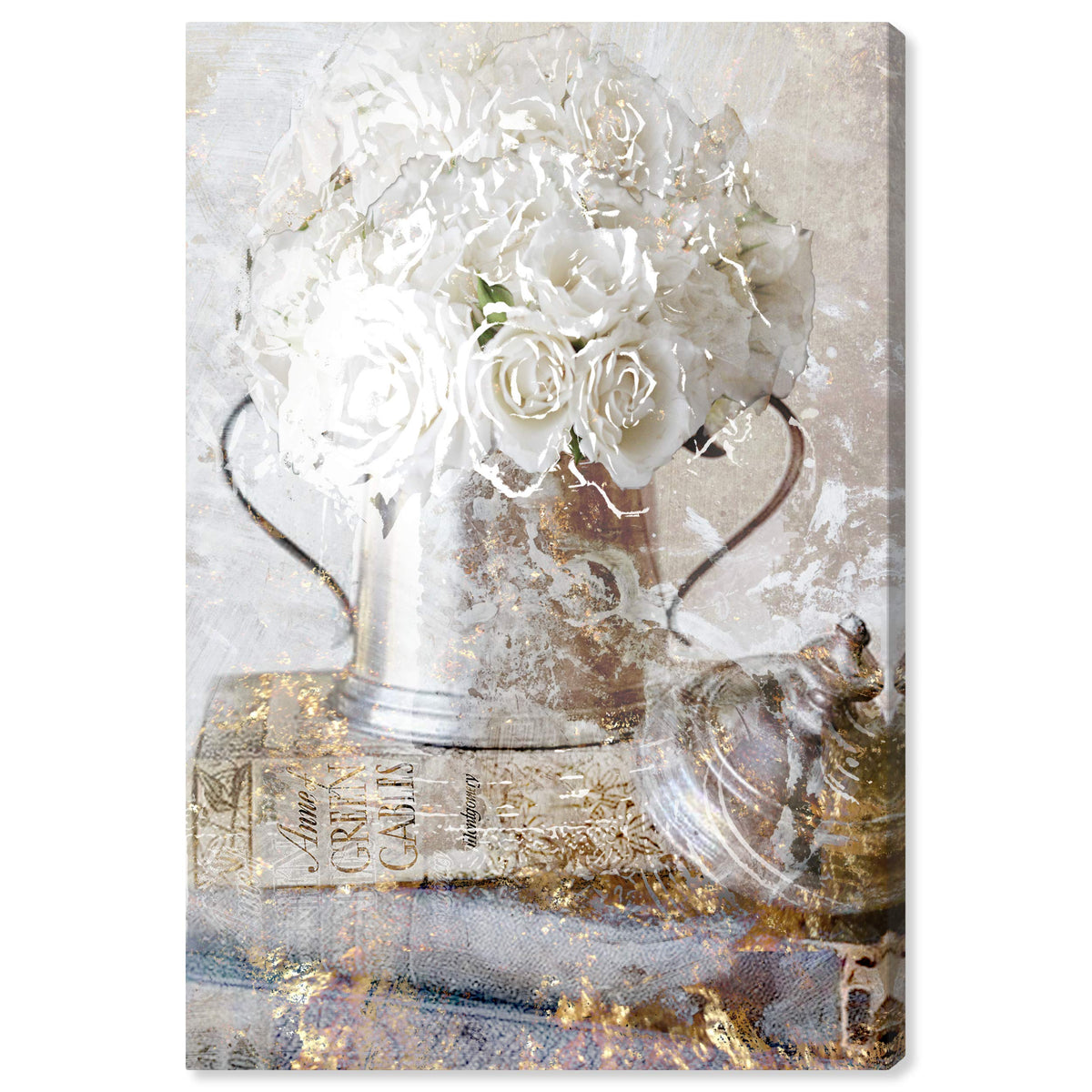 Oliver Gal Romantic Roses Canvas Print Wall Art For Living Room, Bedroom, And Bathroom, 16'' X 24'', Gallery Wrapped