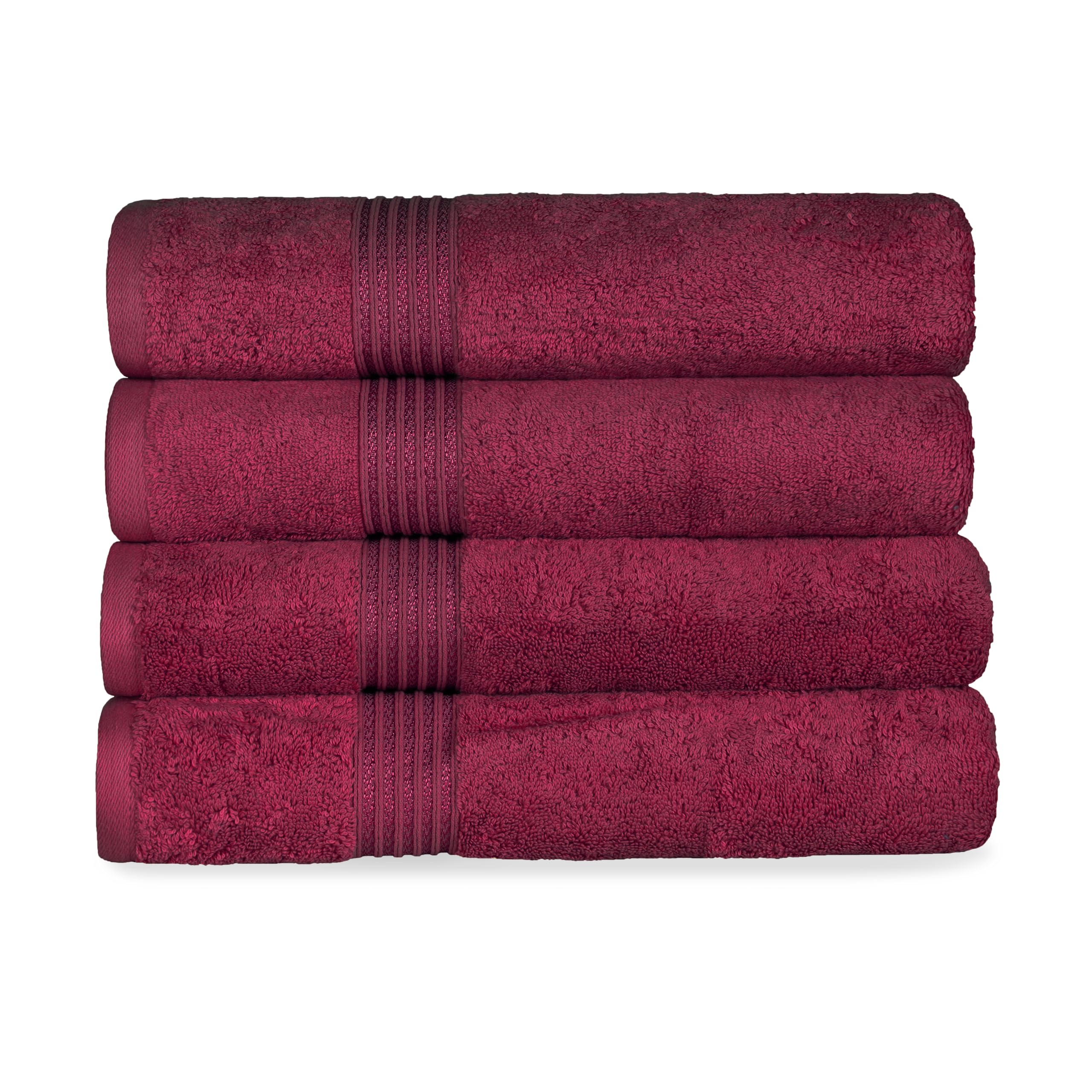 Superior Egyptian Cotton 4-Piece Bath Towel Set For Shower, Bath, Spa, Resort, Hotel, Soft Body Towels, Airbnb Essentials, Apart