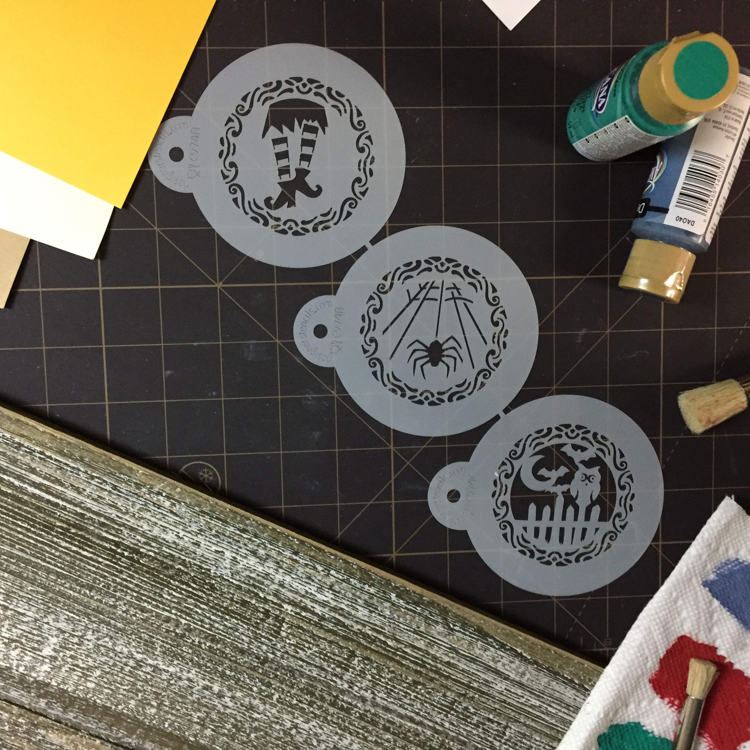 Whimsical Halloween Cookie Stencil C974 By Designer Stencils