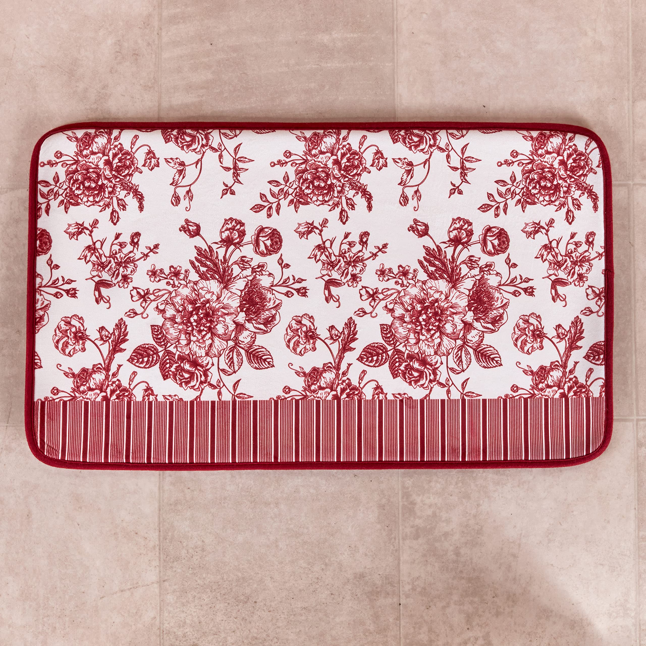 Toile Garden Bath Collection - Bath Rug