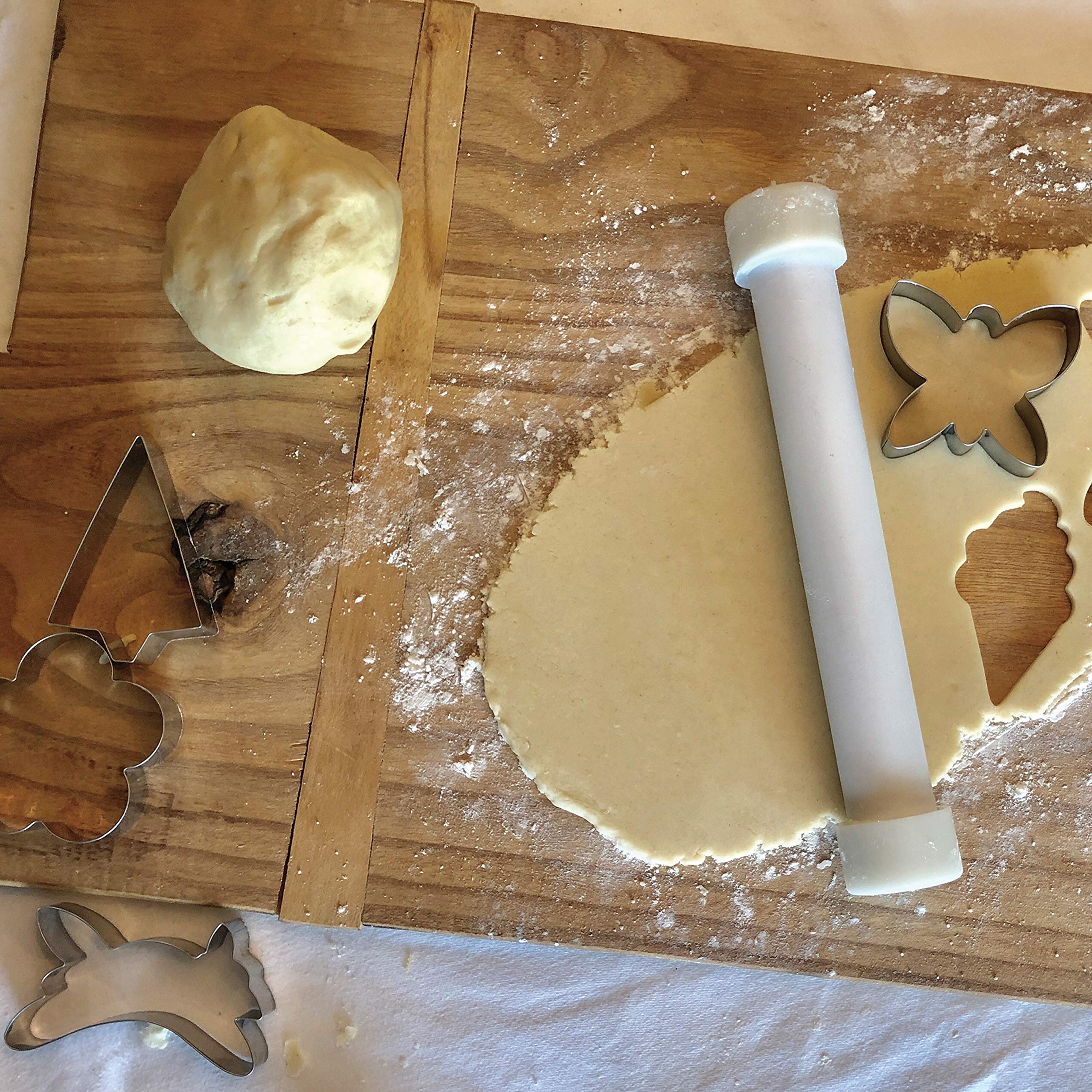 Hapinest Roller, Perfect Cookie Dough Rolling Pin For Baking